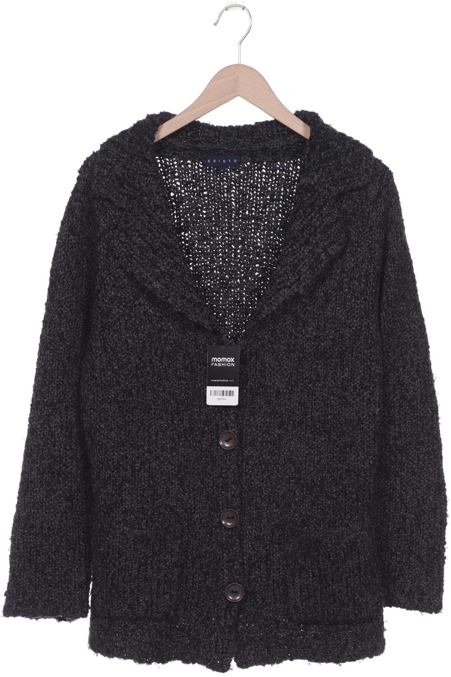 

ESISTO Damen Strickjacke, schwarz