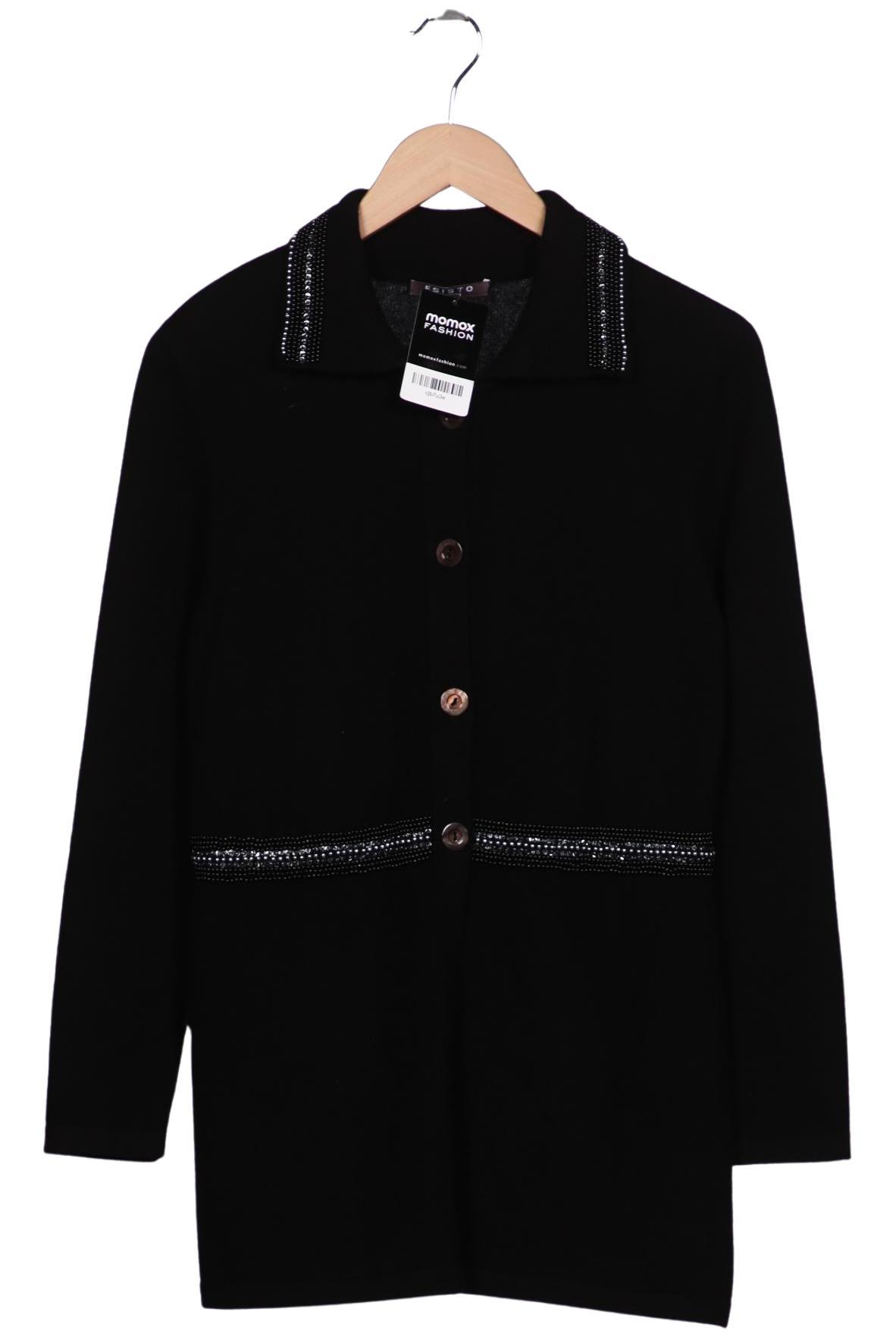 

Esisto Damen Strickjacke, schwarz, Gr. 42