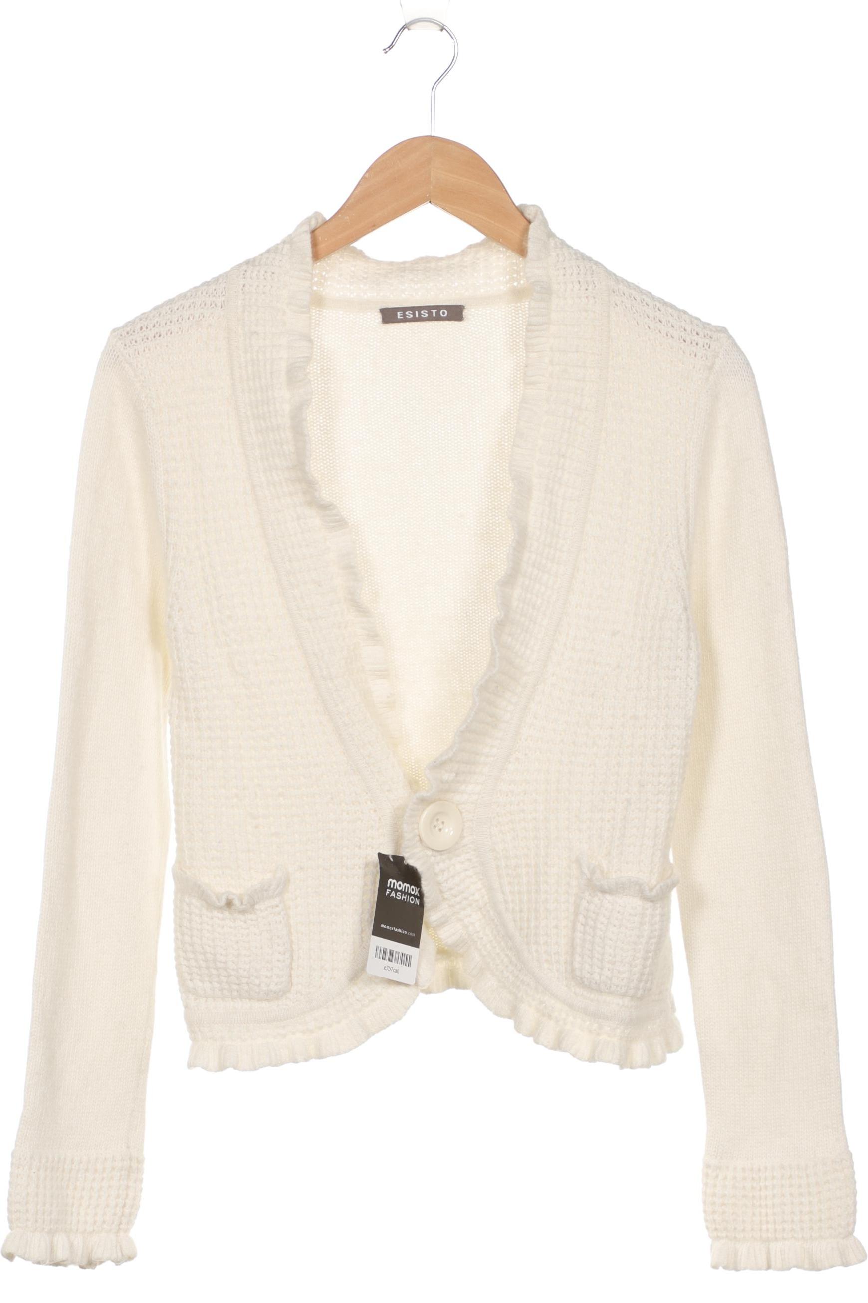 

Esisto Damen Strickjacke, weiß, Gr. 38