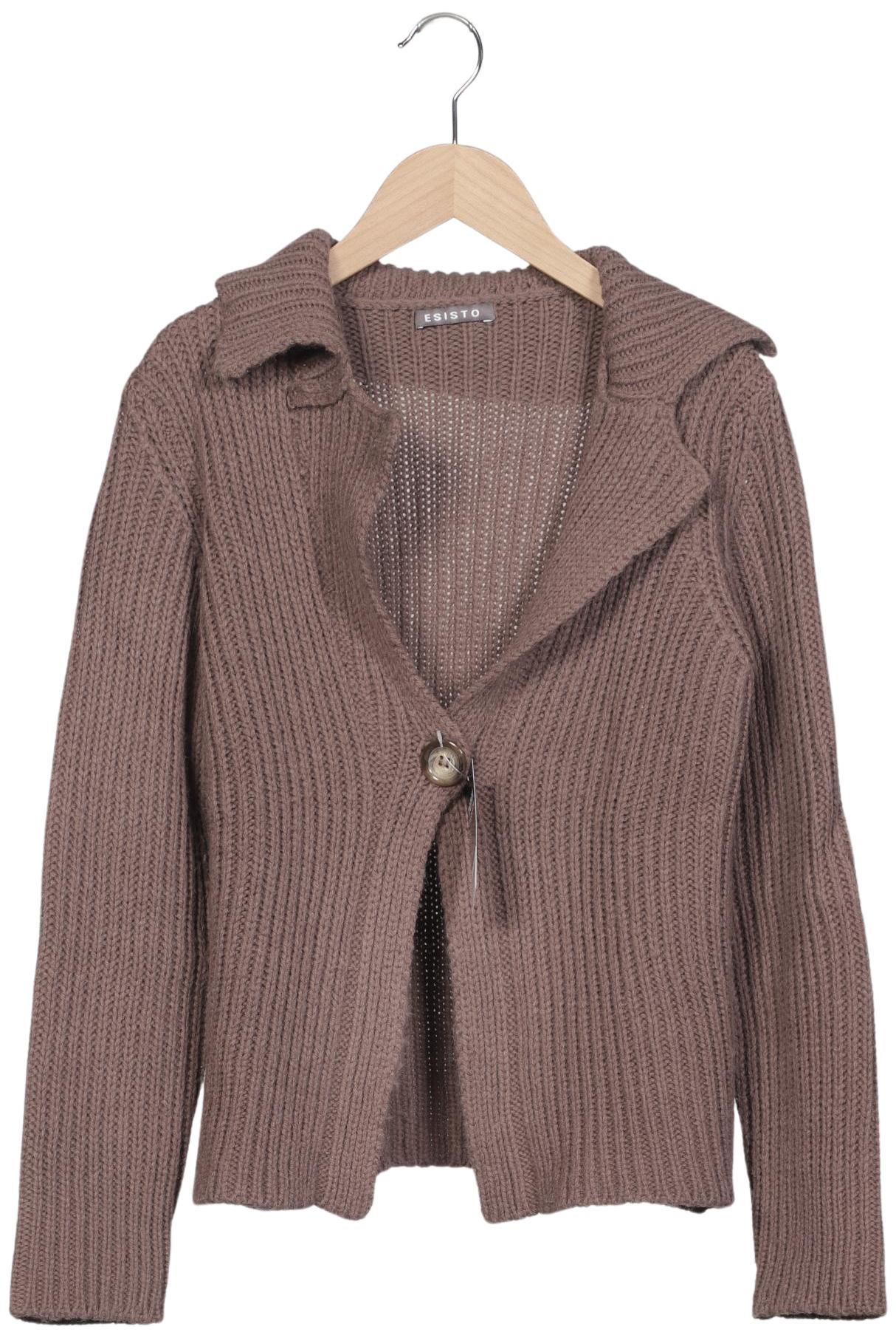 

Esisto Damen Strickjacke, braun, Gr. 38