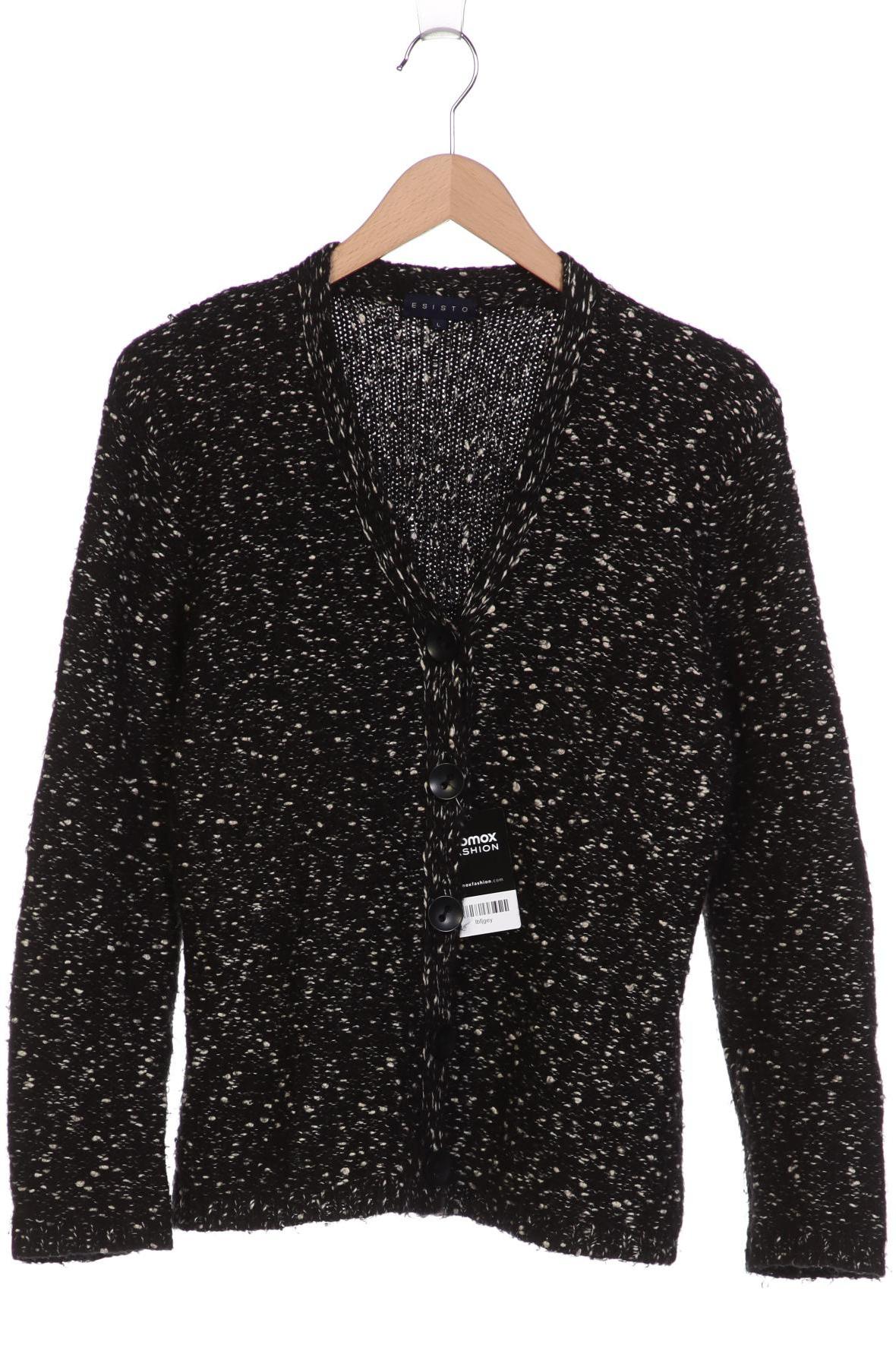 

Esisto Damen Strickjacke, schwarz, Gr. 42