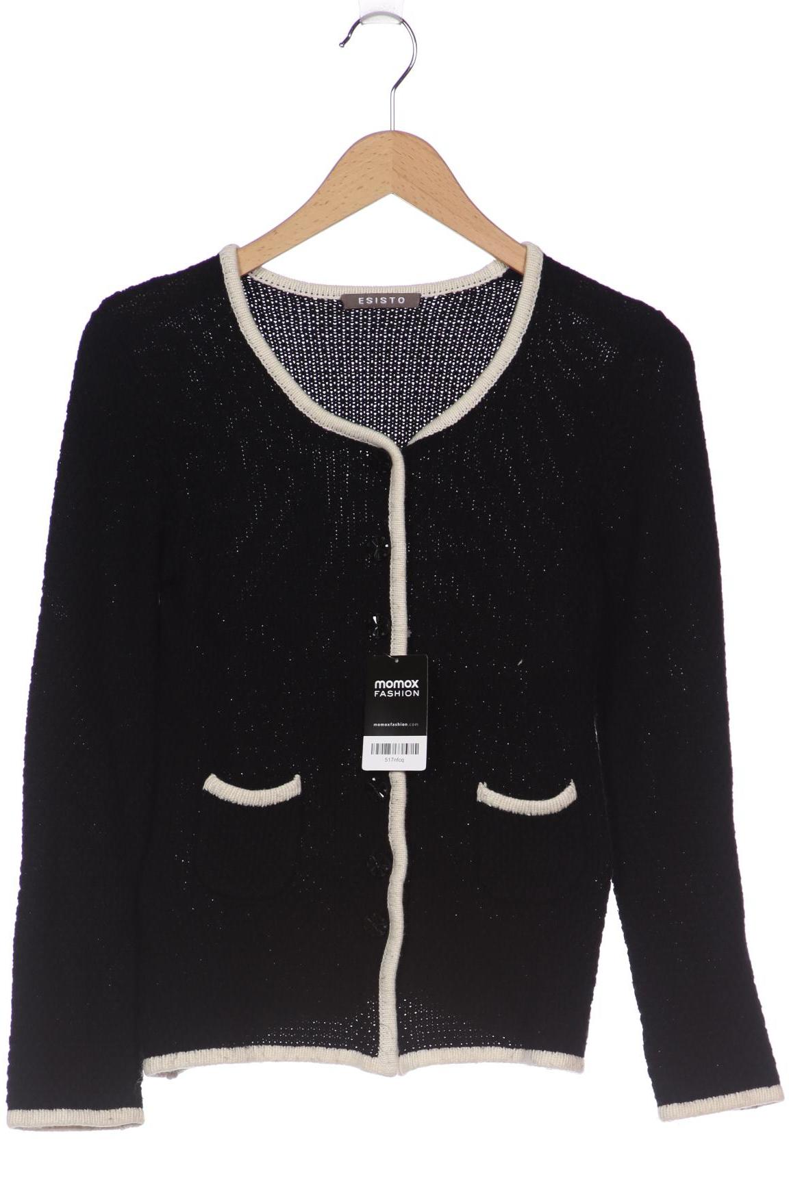 

Esisto Damen Strickjacke, schwarz, Gr. 36