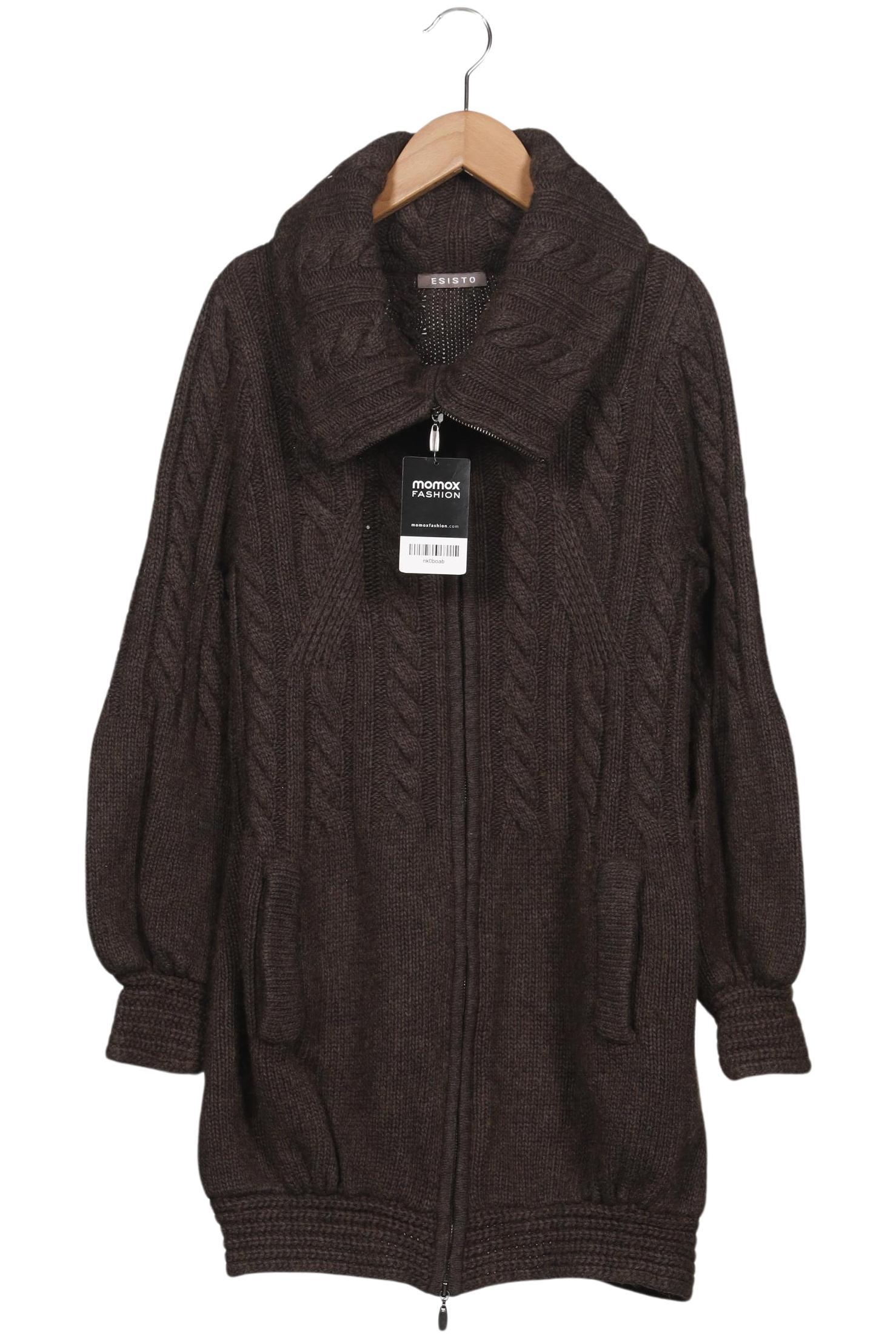 

Esisto Damen Strickjacke, braun, Gr. 44