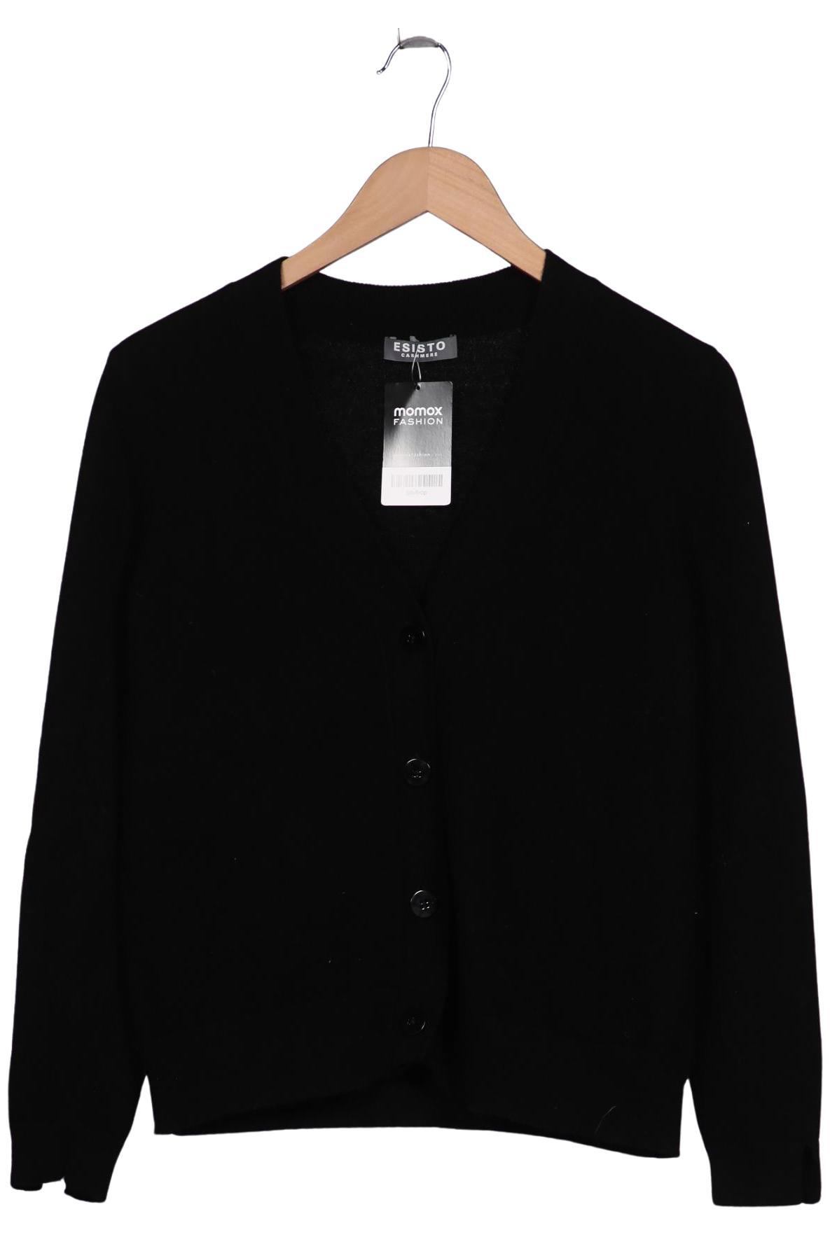 

Esisto Damen Strickjacke, schwarz, Gr. 44
