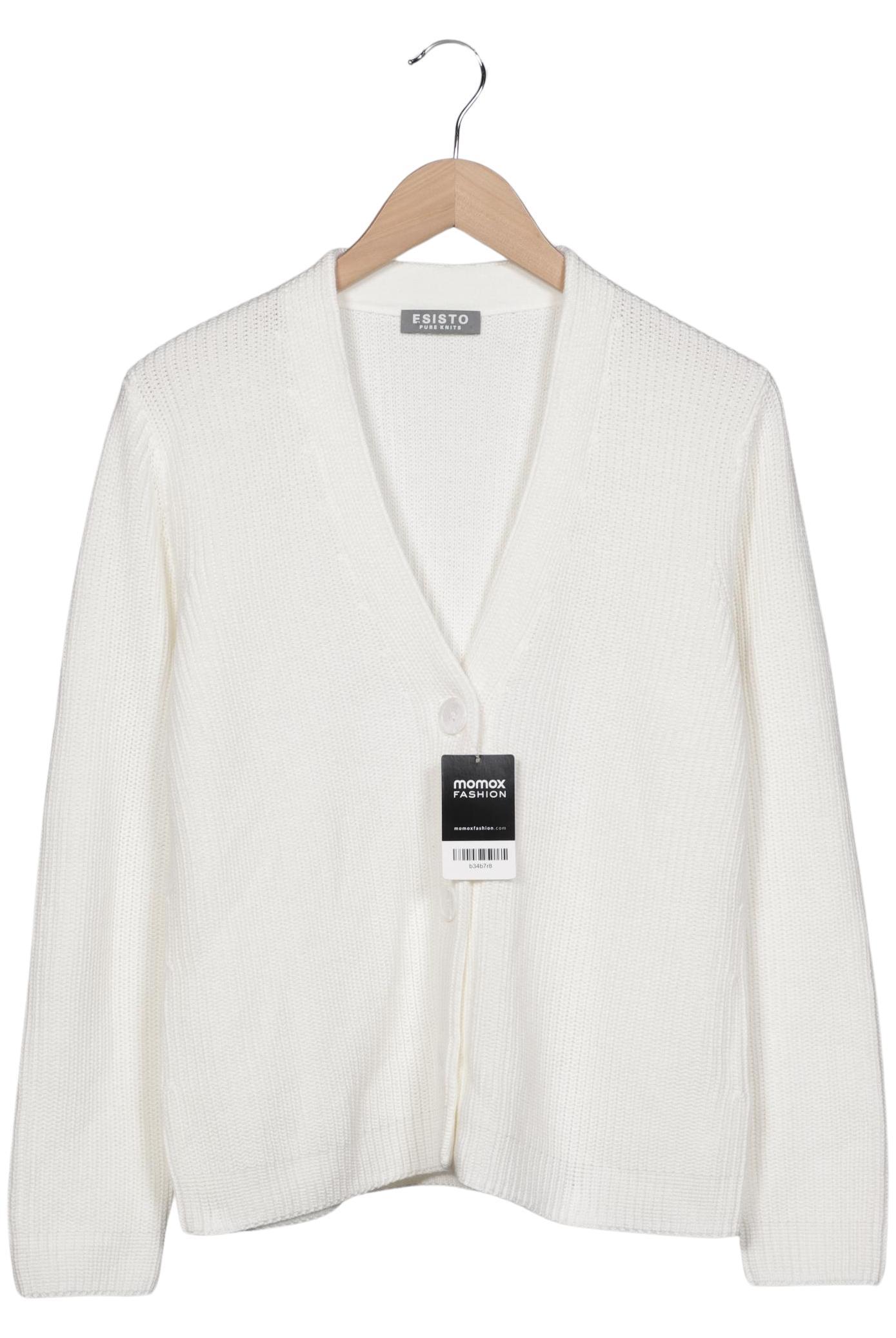 

Esisto Damen Strickjacke, cremeweiß, Gr. 42