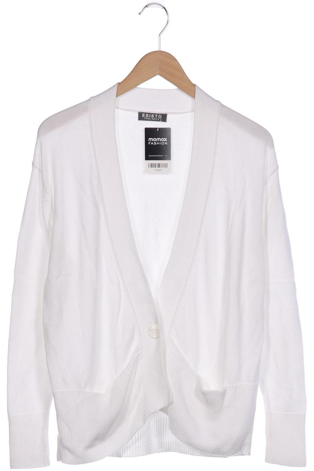 

ESISTO Damen Strickjacke, weiß