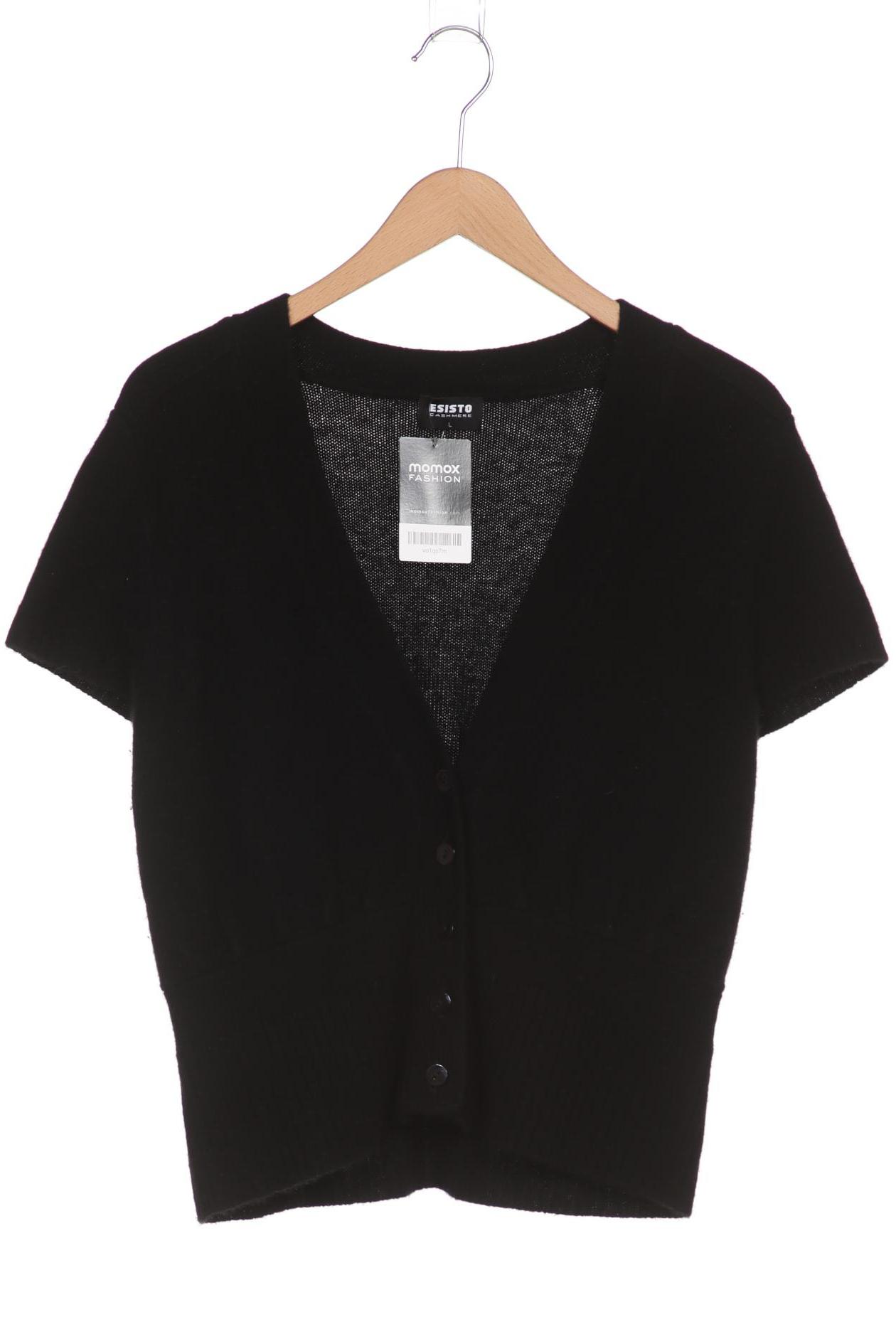 

Esisto Damen Strickjacke, schwarz, Gr. 42