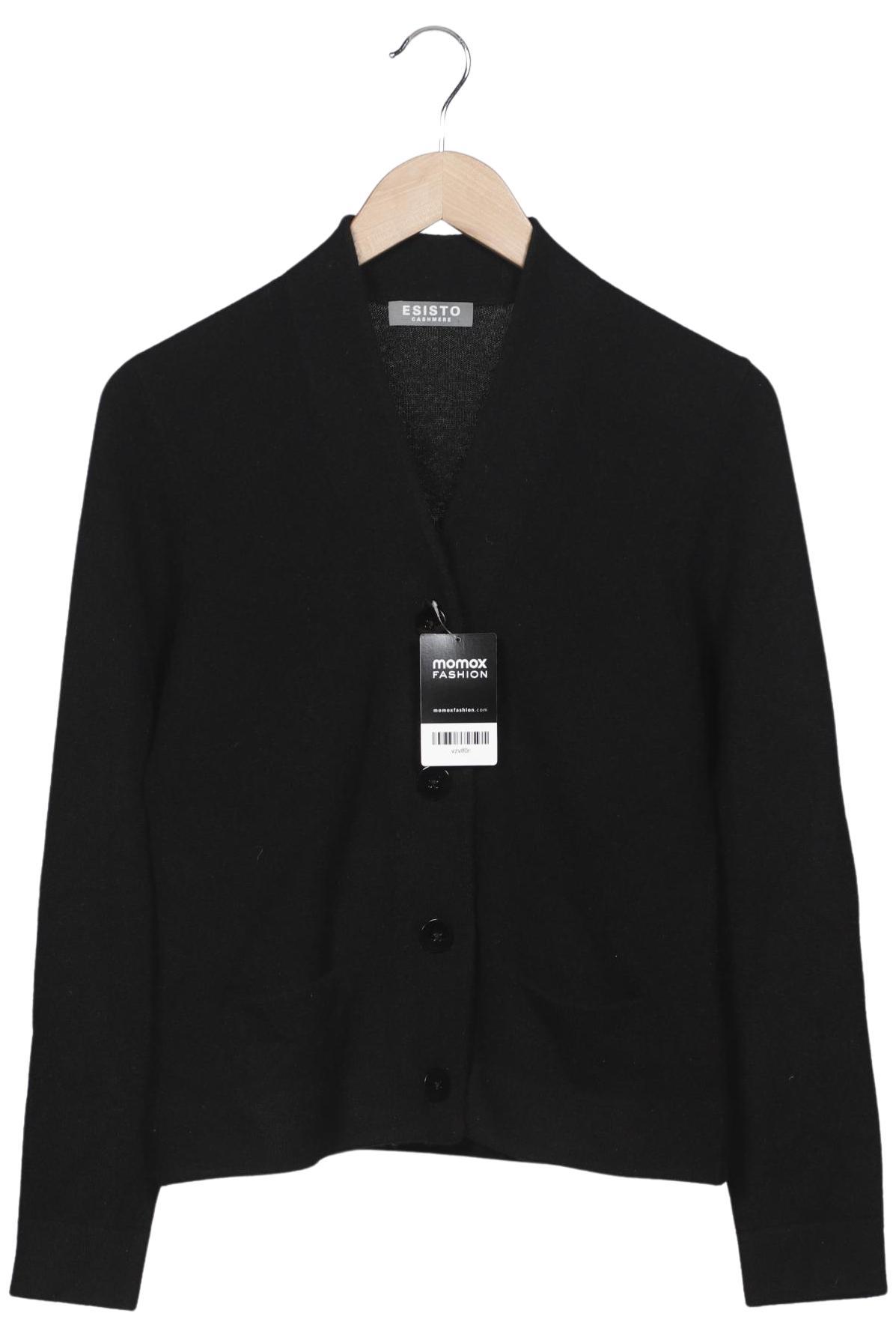 

Esisto Damen Strickjacke, schwarz, Gr. 36