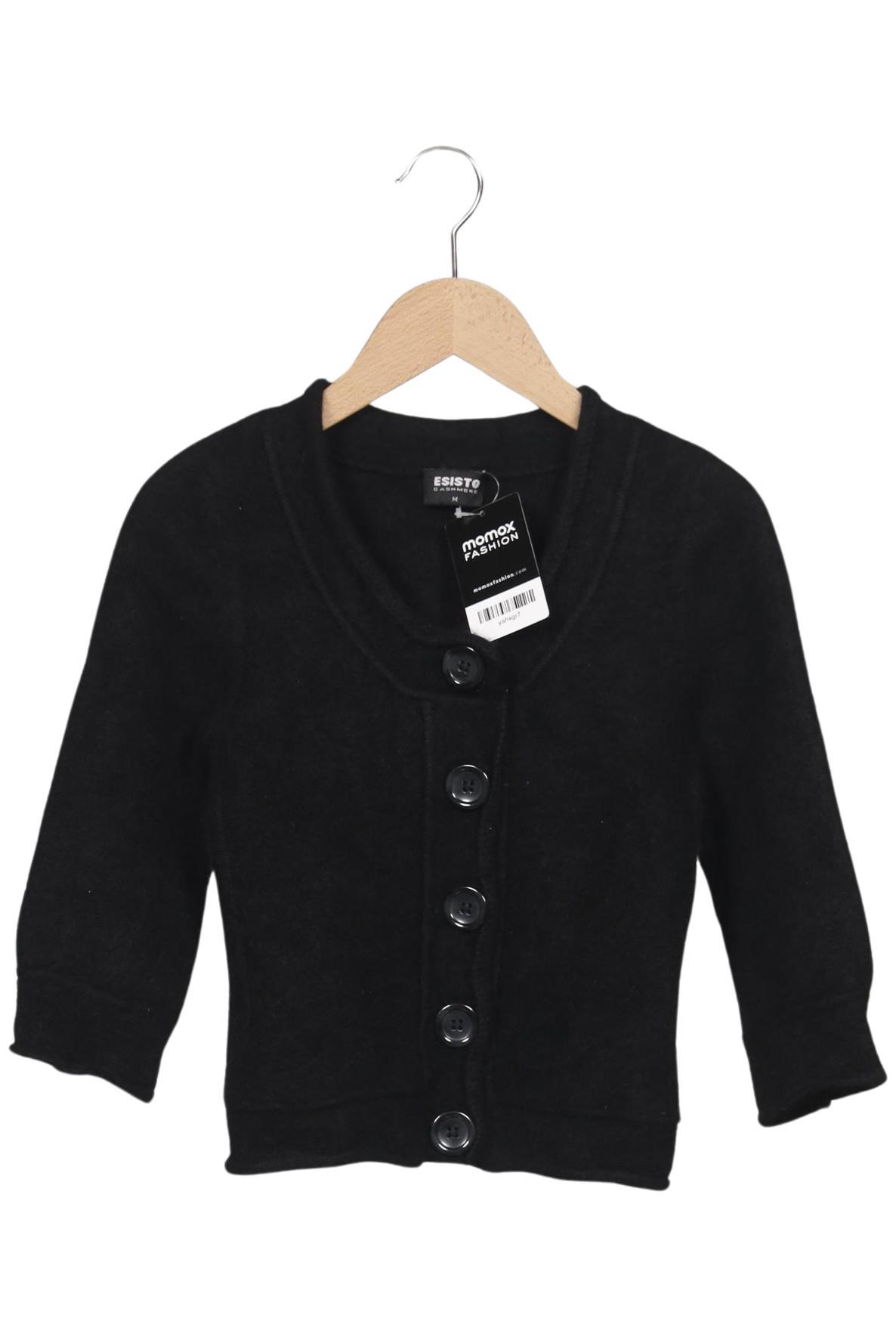 

Esisto Damen Strickjacke, schwarz, Gr. 38