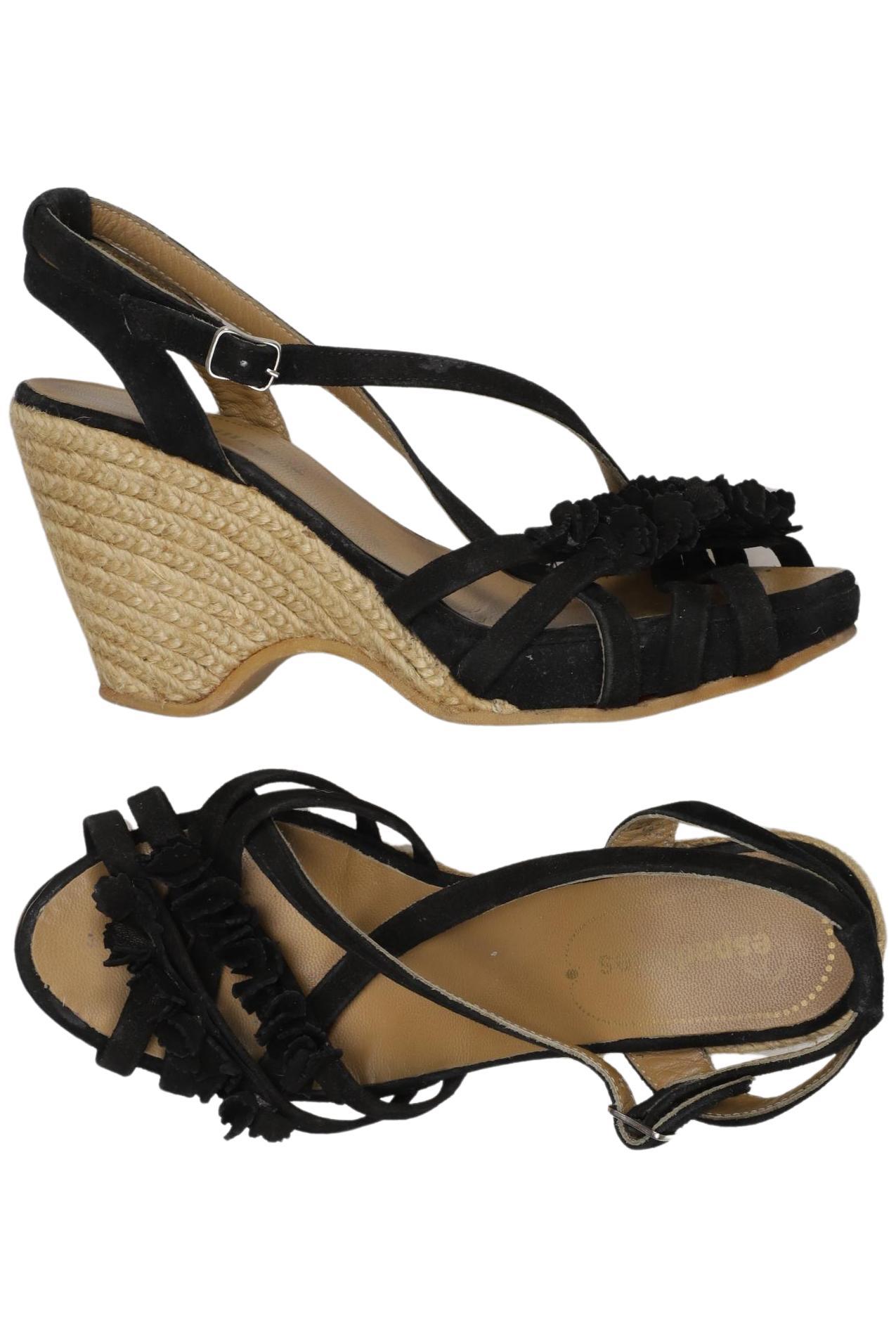 

Espadrij l'originale Damen Sandale, schwarz, Gr. 38