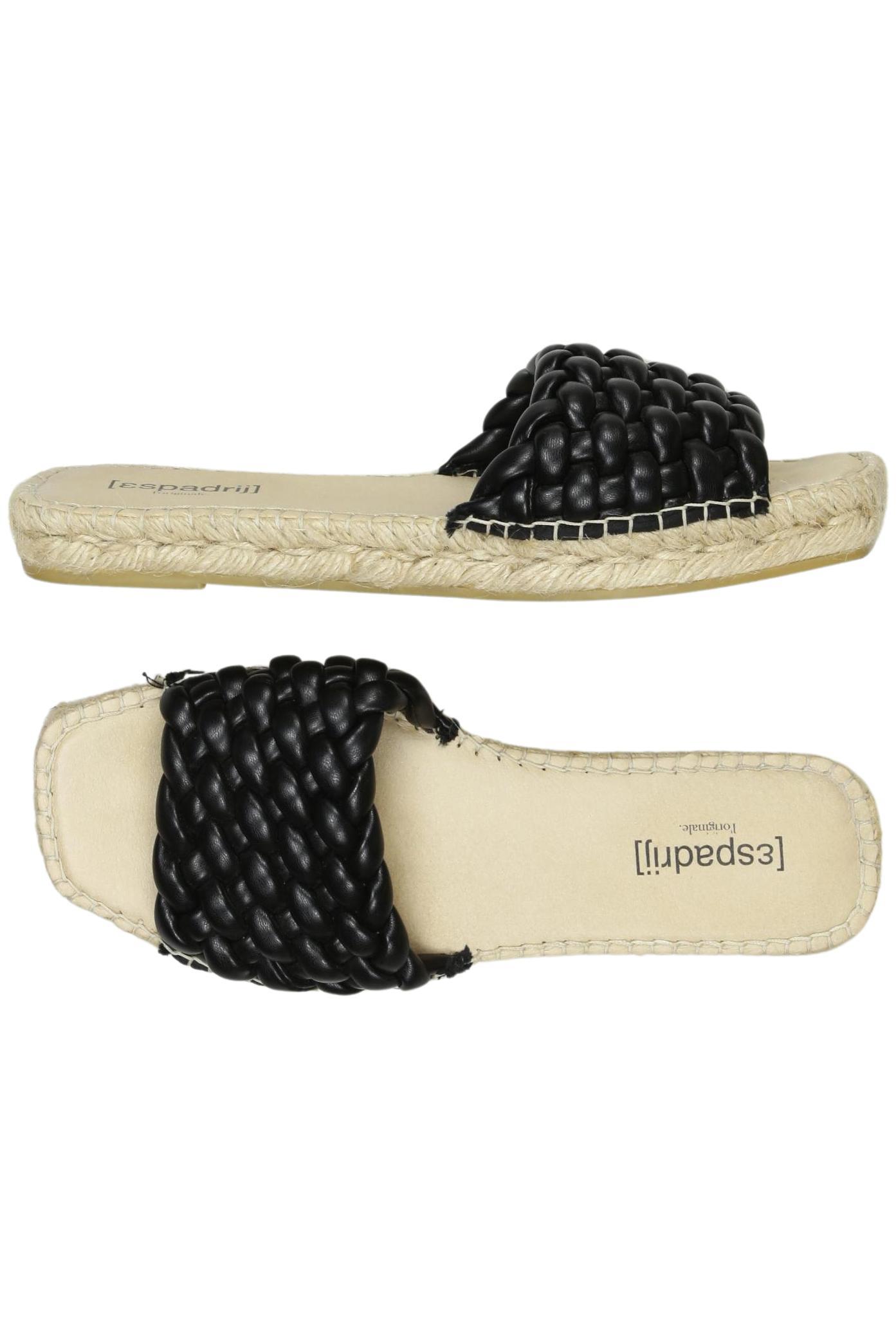 

Espadrij l'originale Damen Sandale, schwarz, Gr. 39