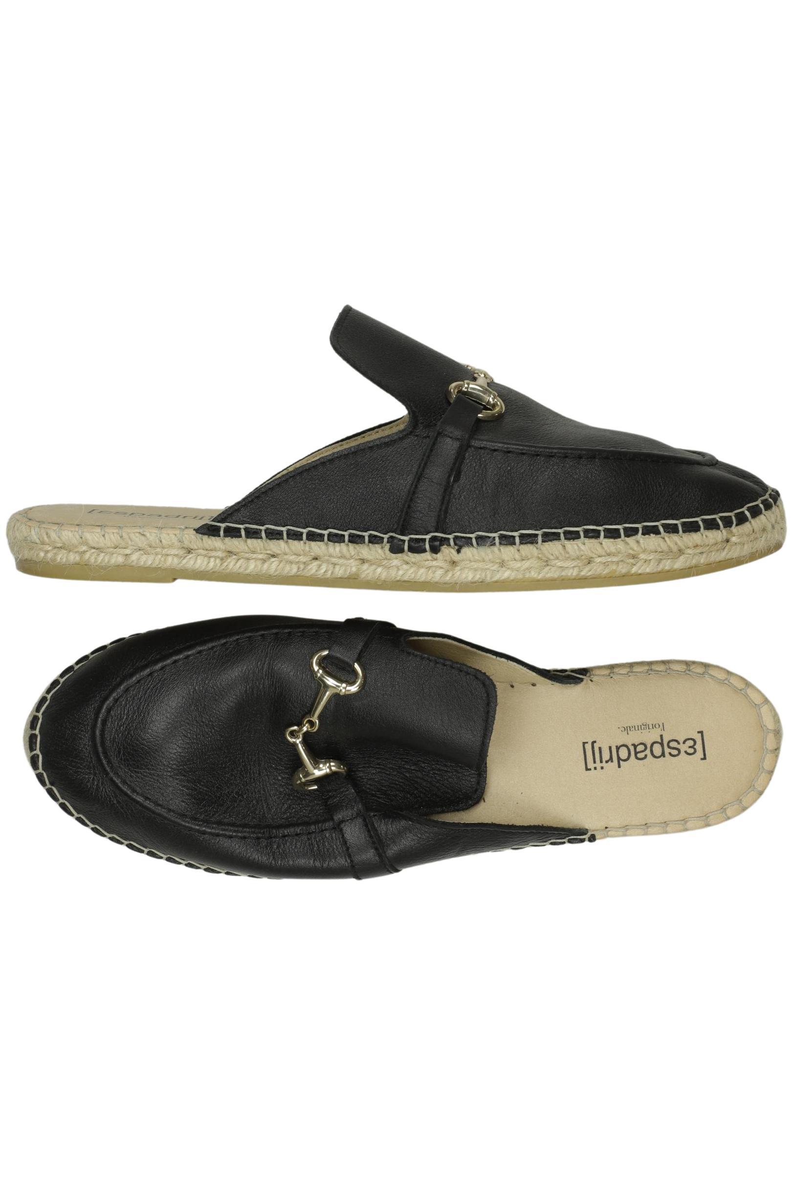 

Espadrij l'originale Damen Sandale, schwarz, Gr. 42