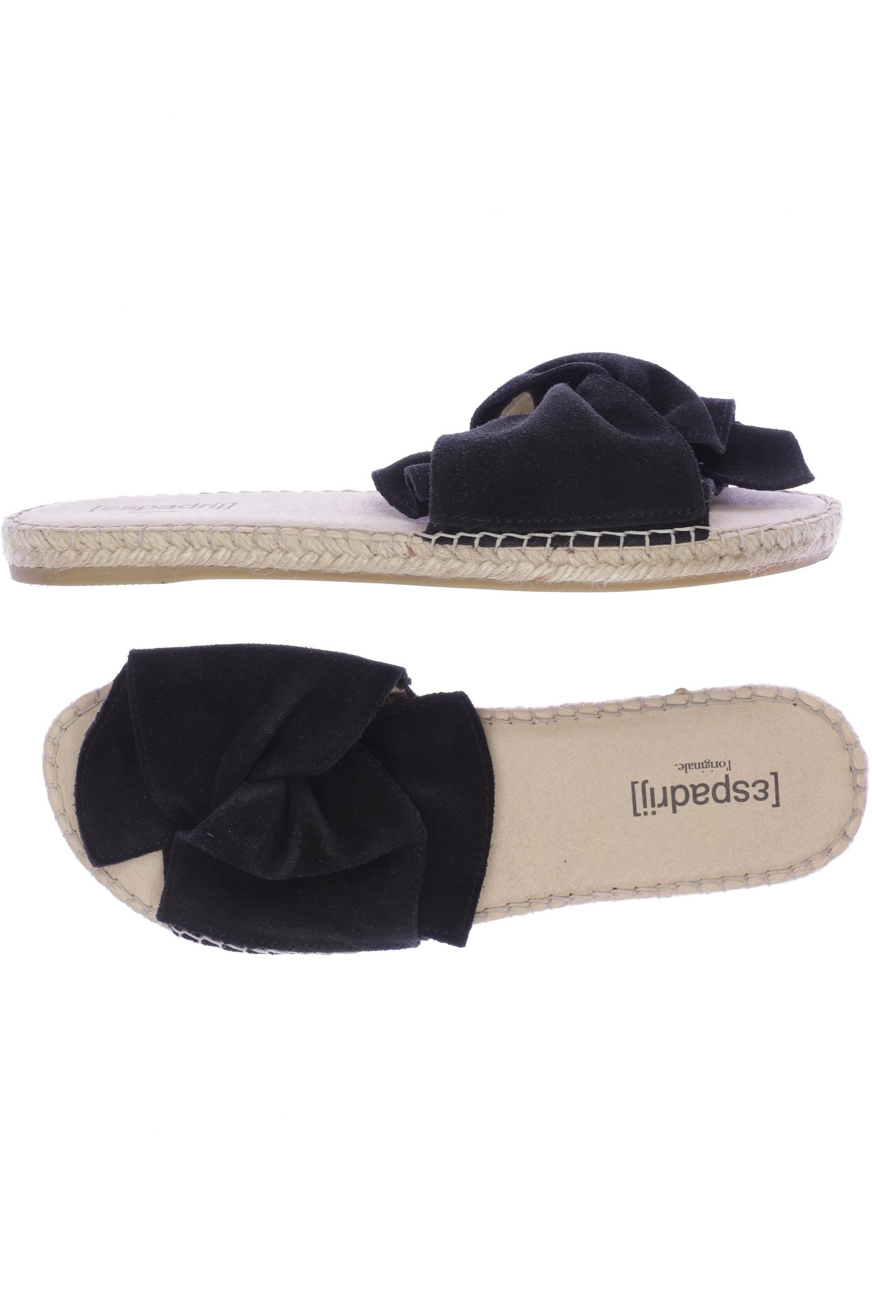 

Espadrij l'originale Damen Sandale, schwarz, Gr. 39