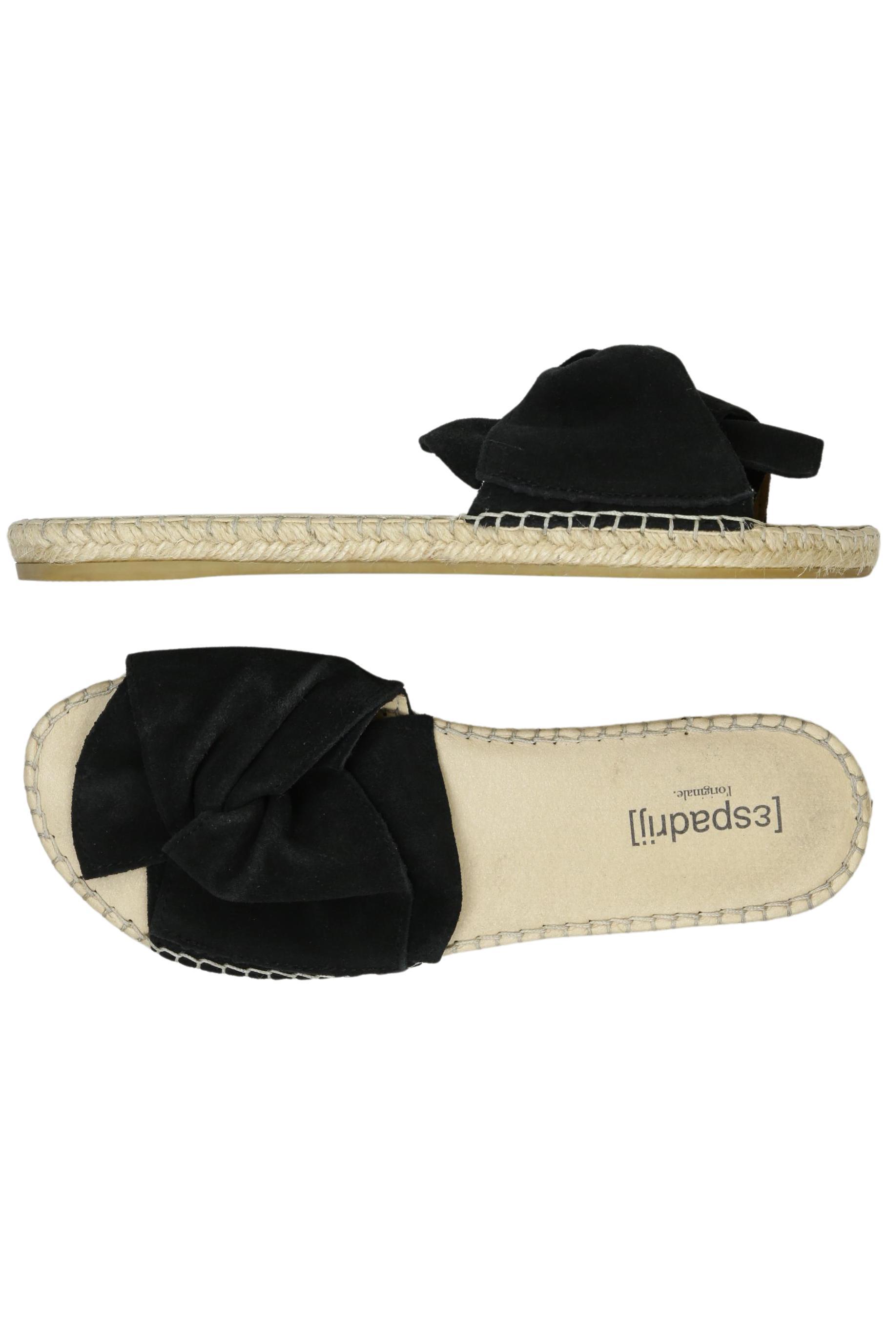 

Espadrij l'originale Damen Sandale, schwarz, Gr. 38