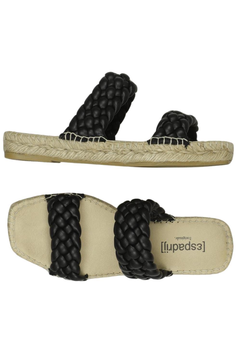 

Espadrij l'originale Damen Sandale, schwarz, Gr. 35