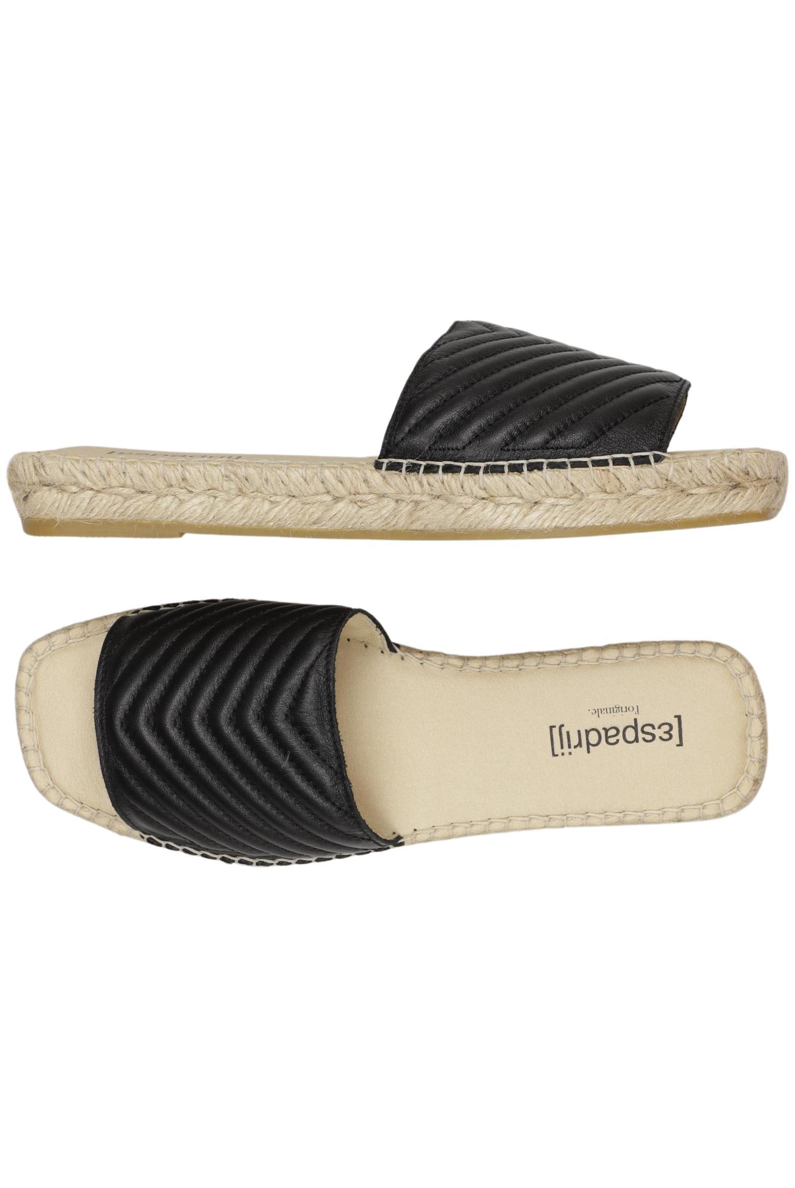 

Espadrij l'originale Damen Sandale, schwarz, Gr. 38