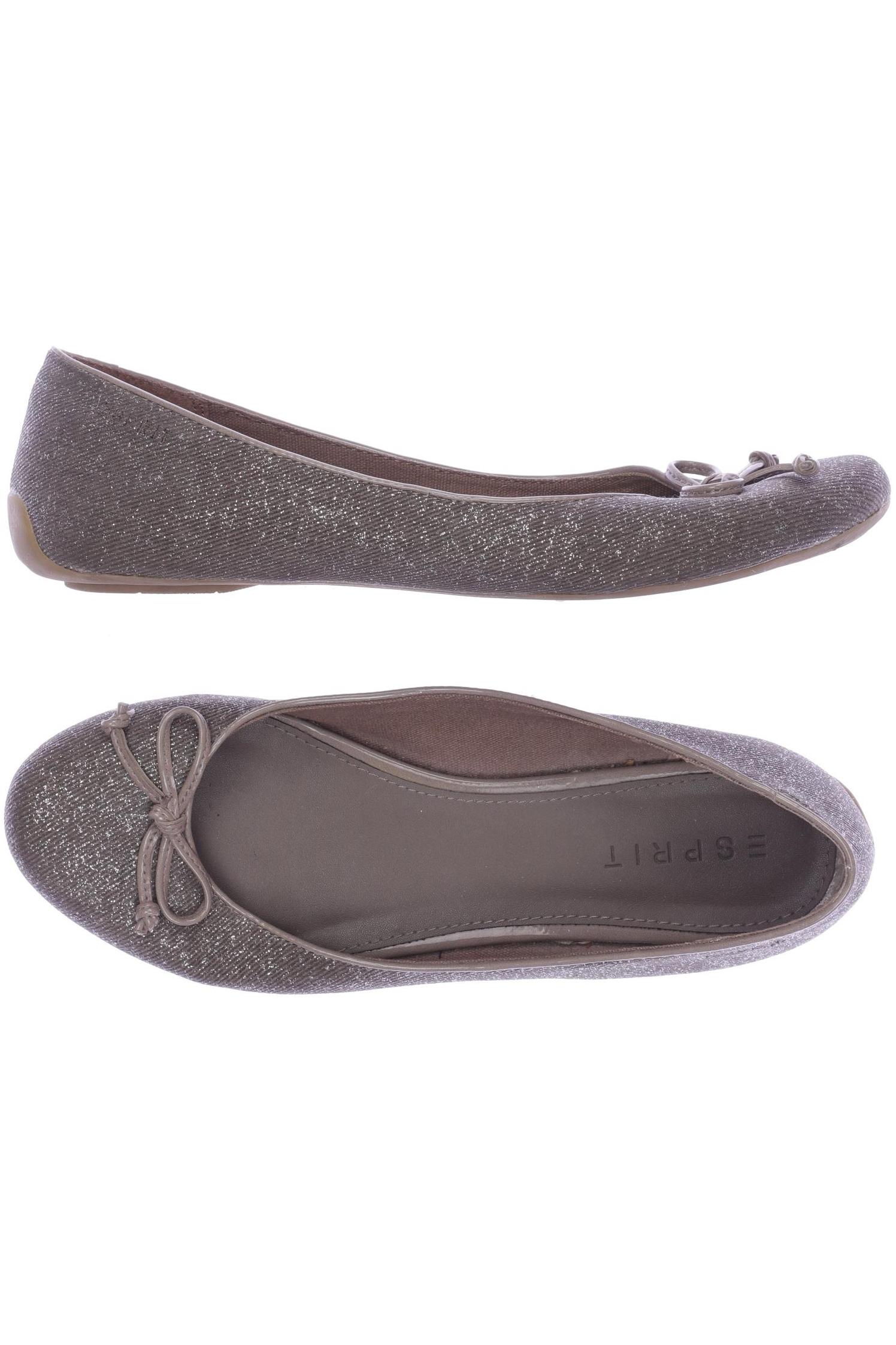 

Esprit Damen Ballerinas, silber, Gr. 39