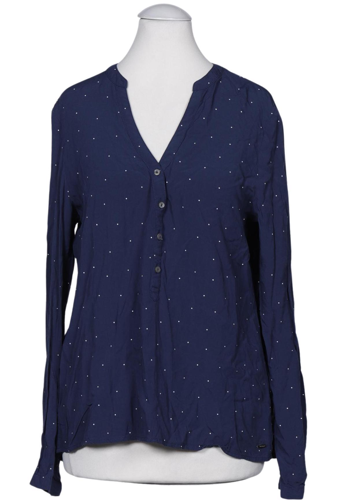 

Esprit Damen Bluse, blau, Gr. 36