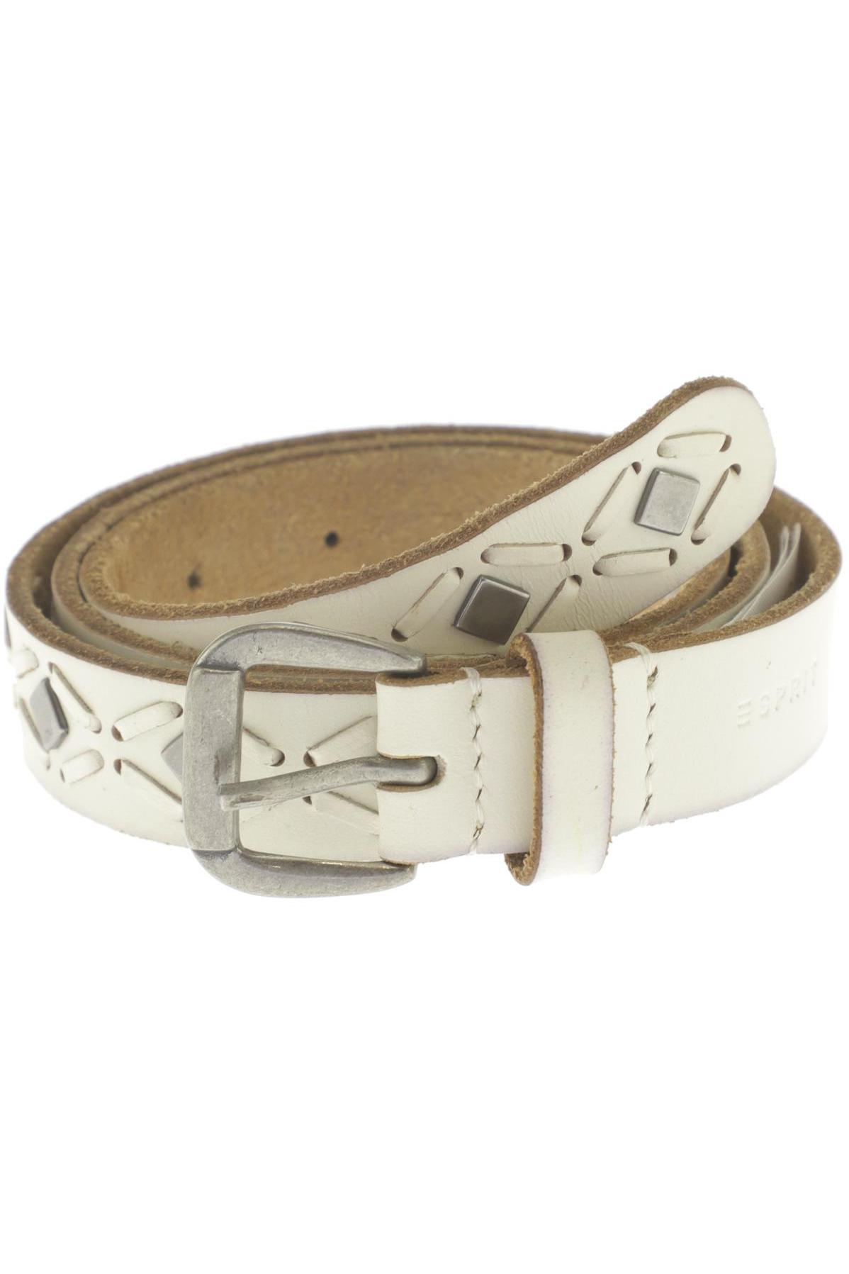 

Esprit Damen Gürtel, weiß, Gr. 80