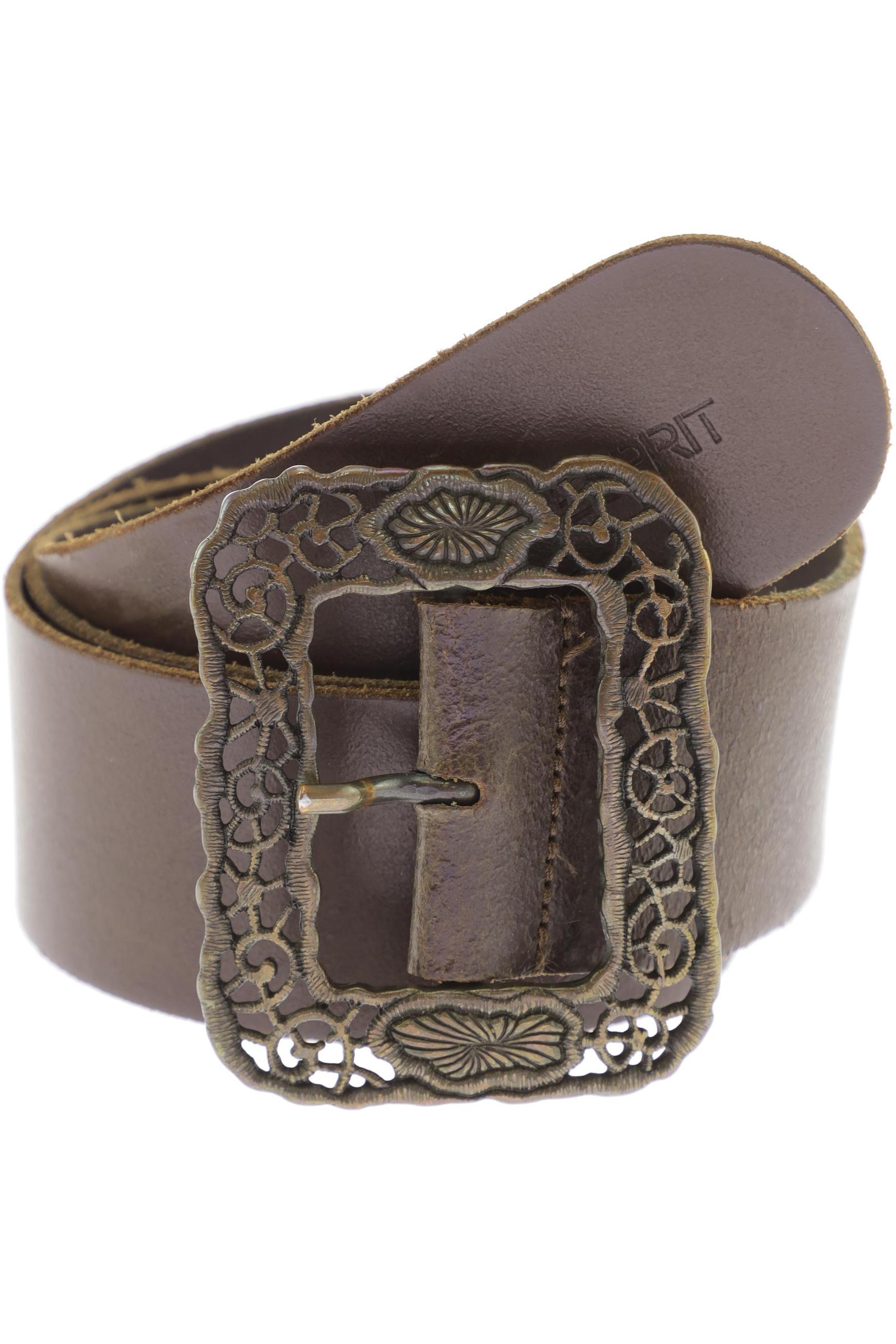 

Esprit Damen Gürtel, braun, Gr. 80