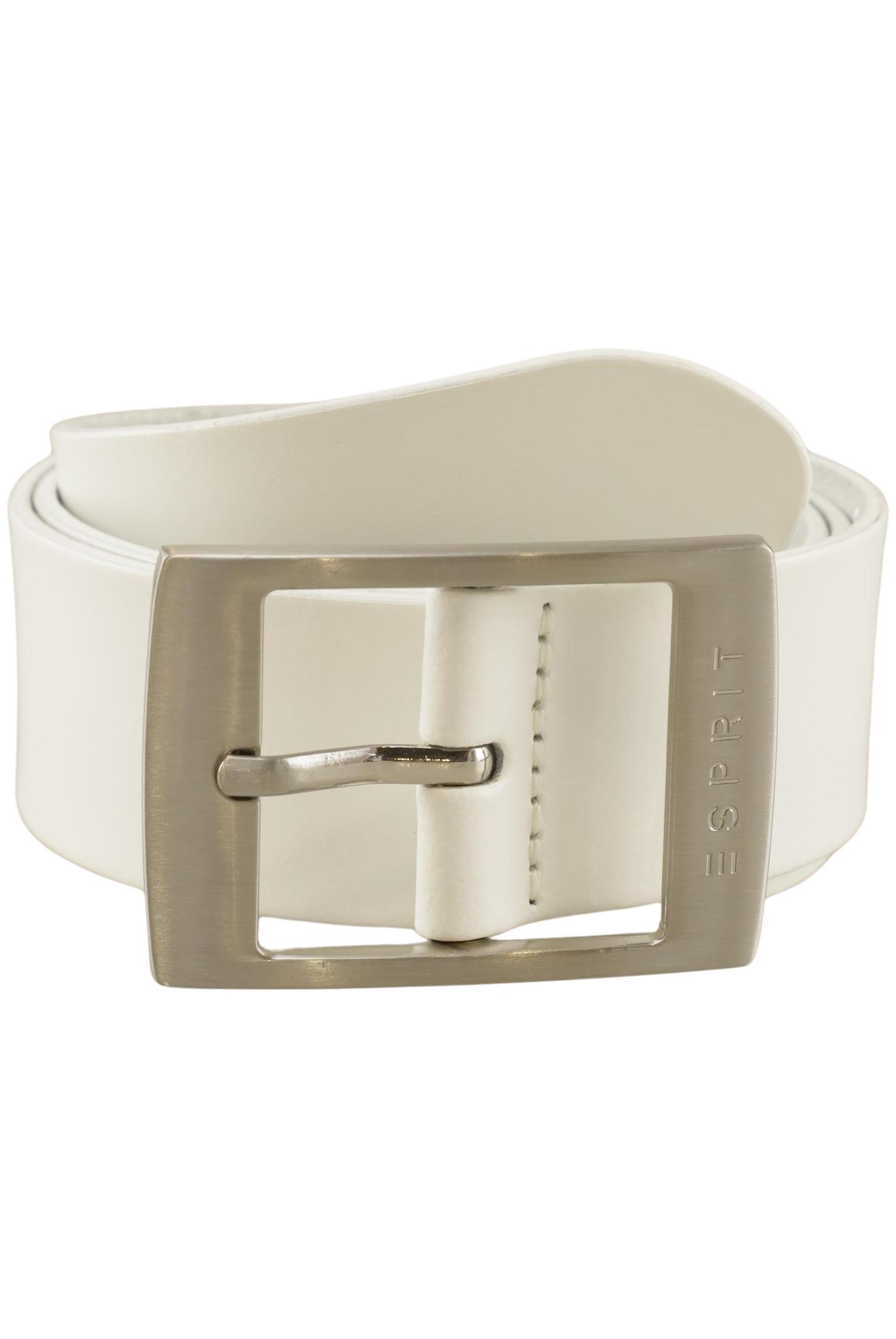 

Esprit Damen Gürtel, weiß, Gr. 80