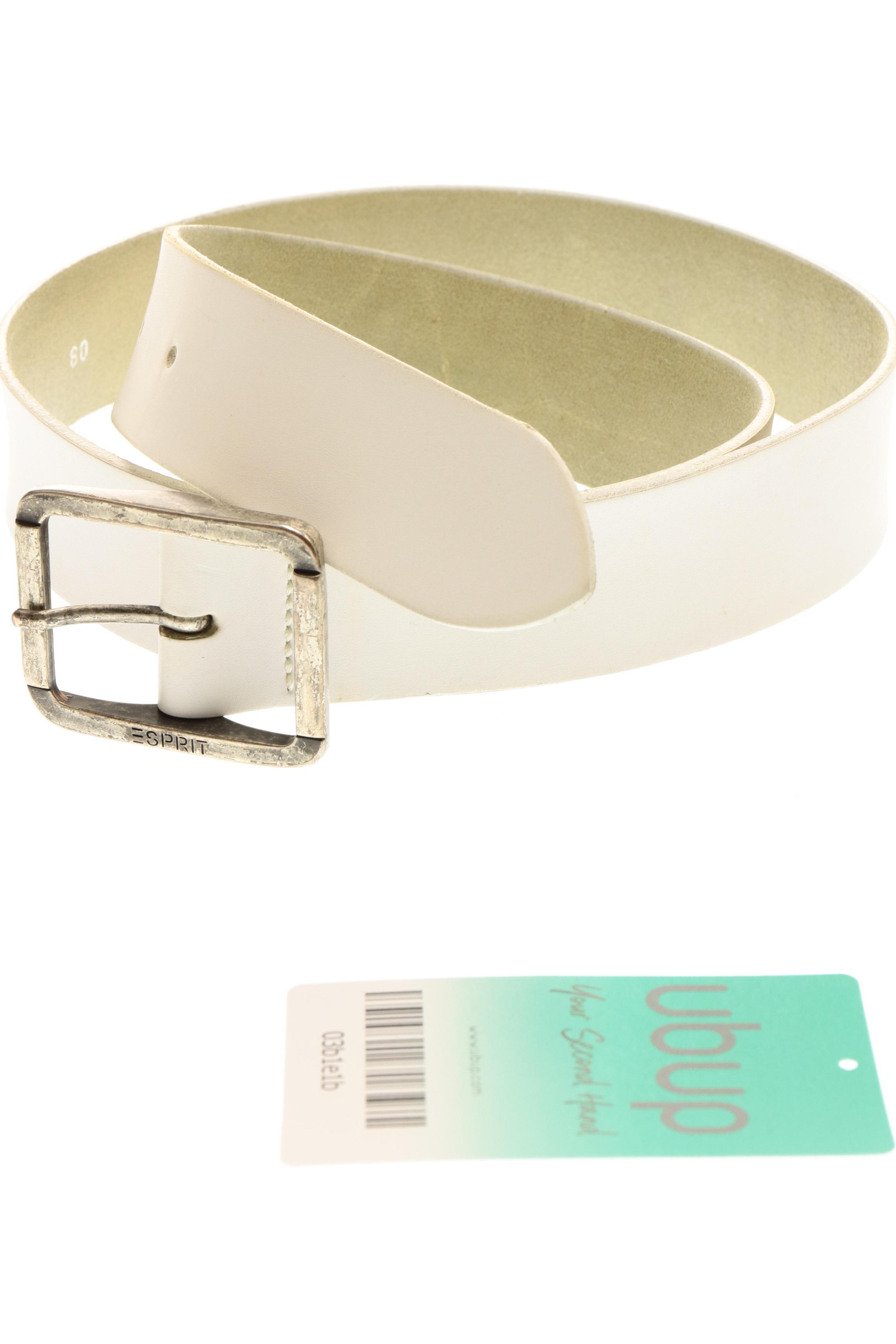 

Esprit Damen Gürtel, weiß, Gr. 80