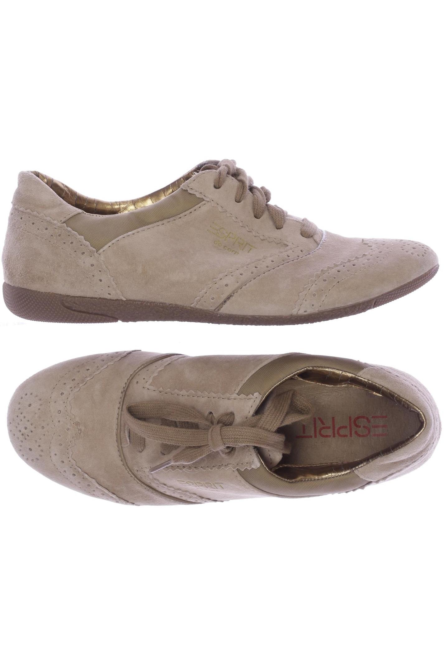 

Esprit Damen Halbschuh, beige, Gr. 38