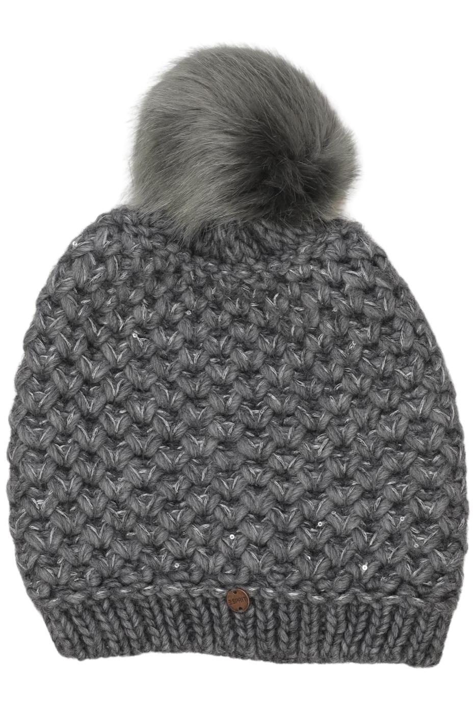 

Esprit Damen Hut/Mütze, grau, Gr. uni