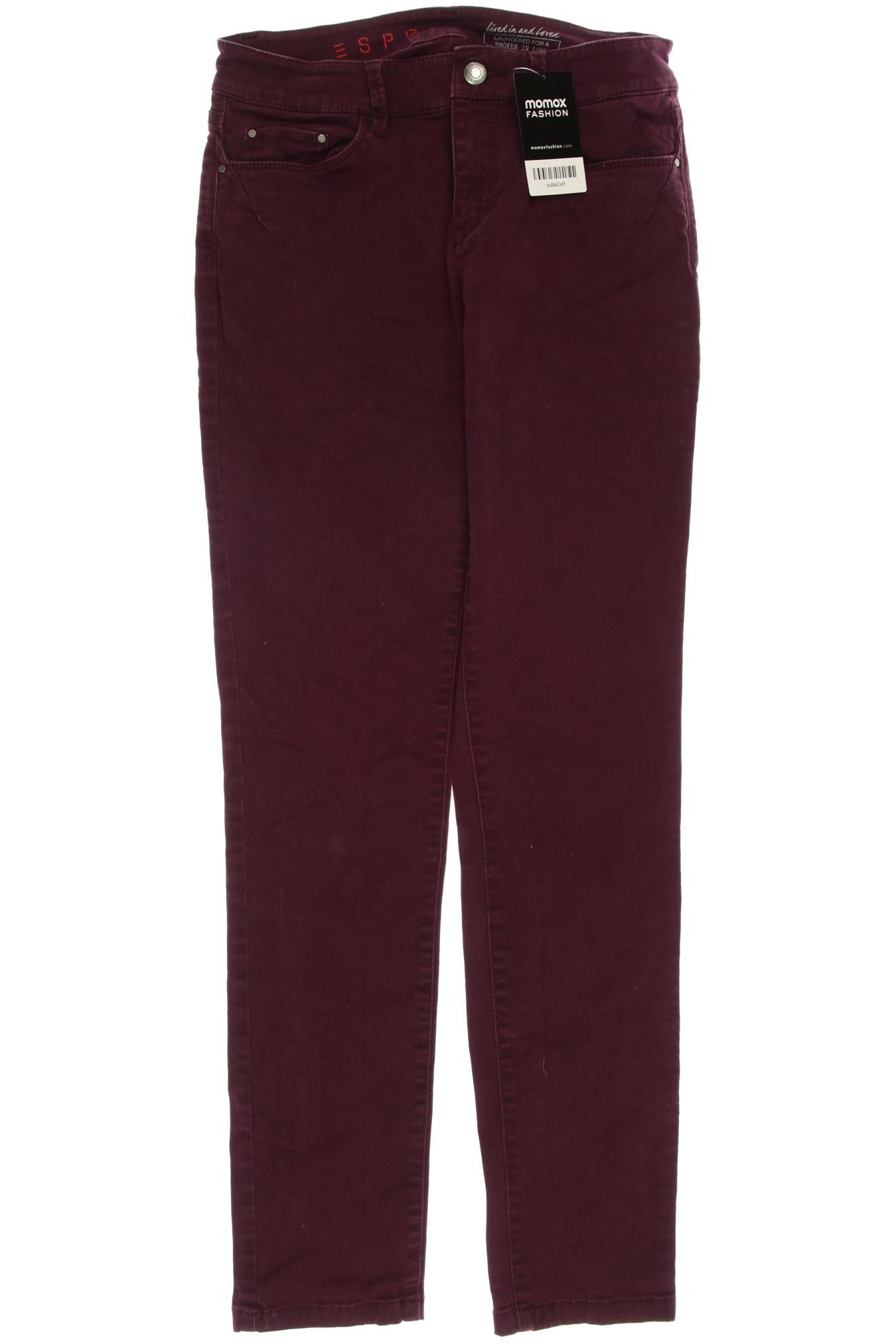 

Esprit Damen Jeans, bordeaux, Gr. 34