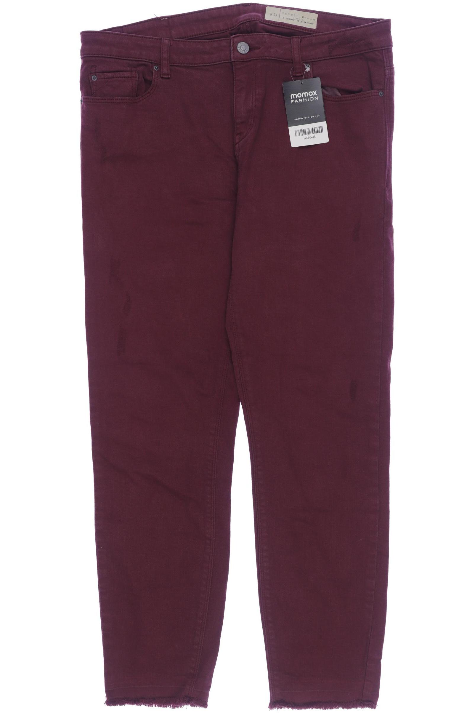 

Esprit Damen Jeans, bordeaux, Gr. 31