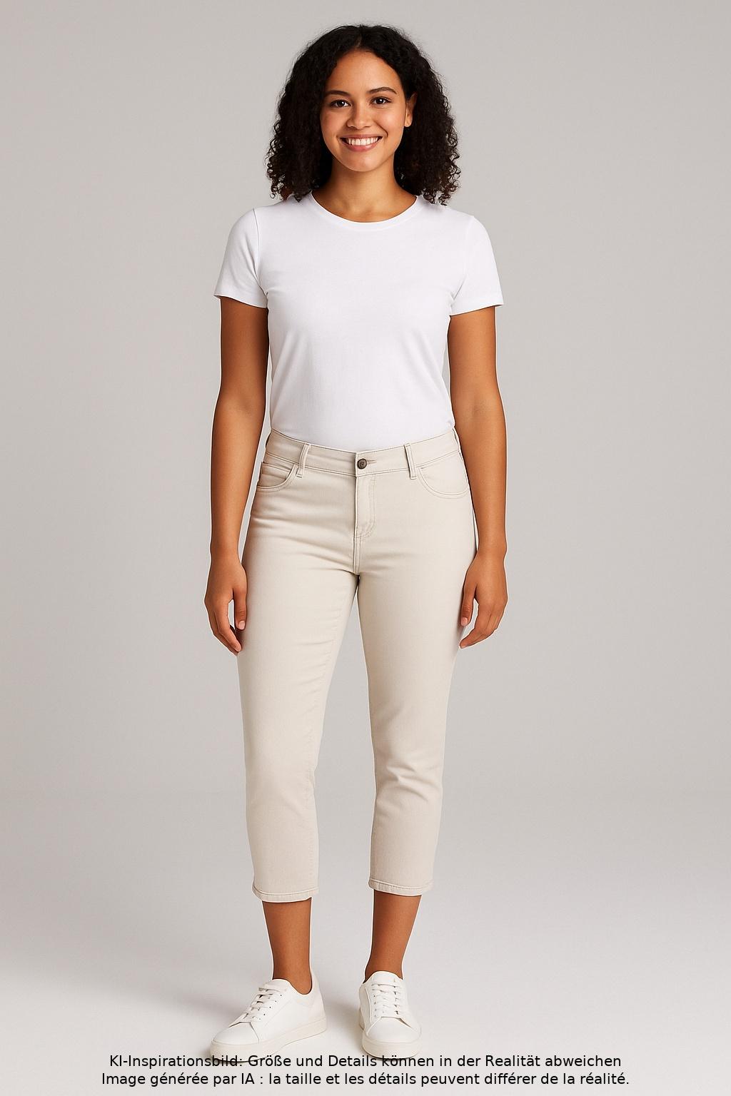 

Esprit Damen Jeans, cremeweiß, Gr. 30