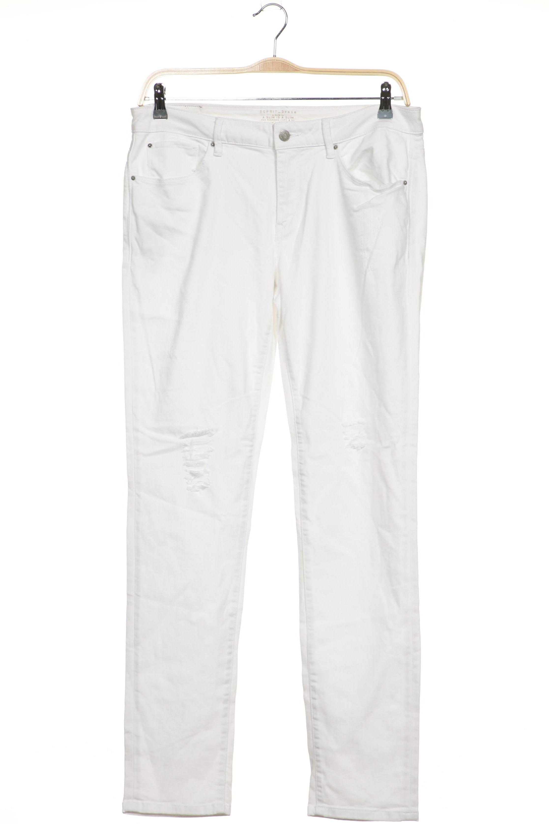 

Esprit Damen Jeans, weiß, Gr. 33