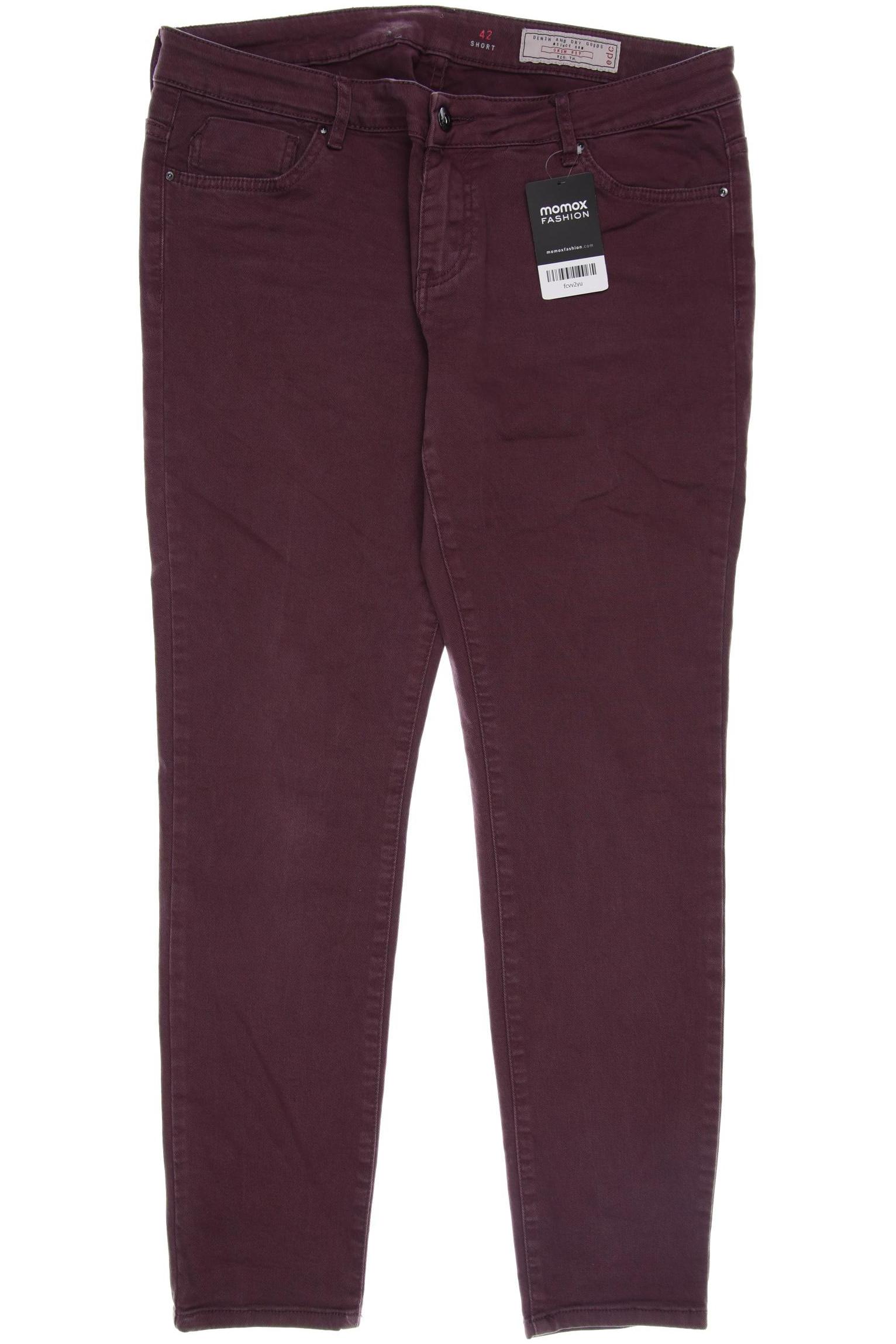 

Esprit Damen Jeans, bordeaux, Gr. 42
