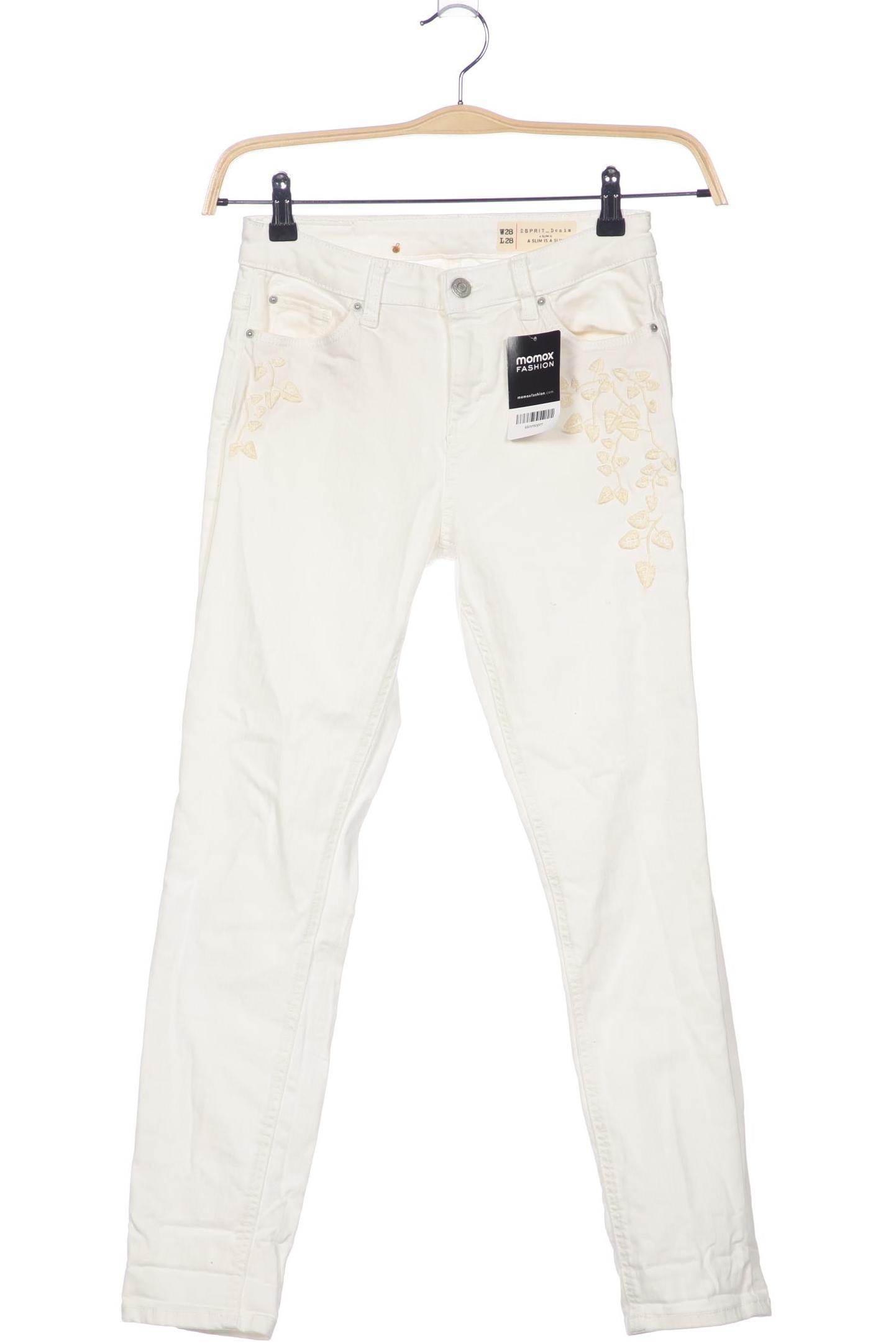 

Esprit Damen Jeans, weiß, Gr. 28