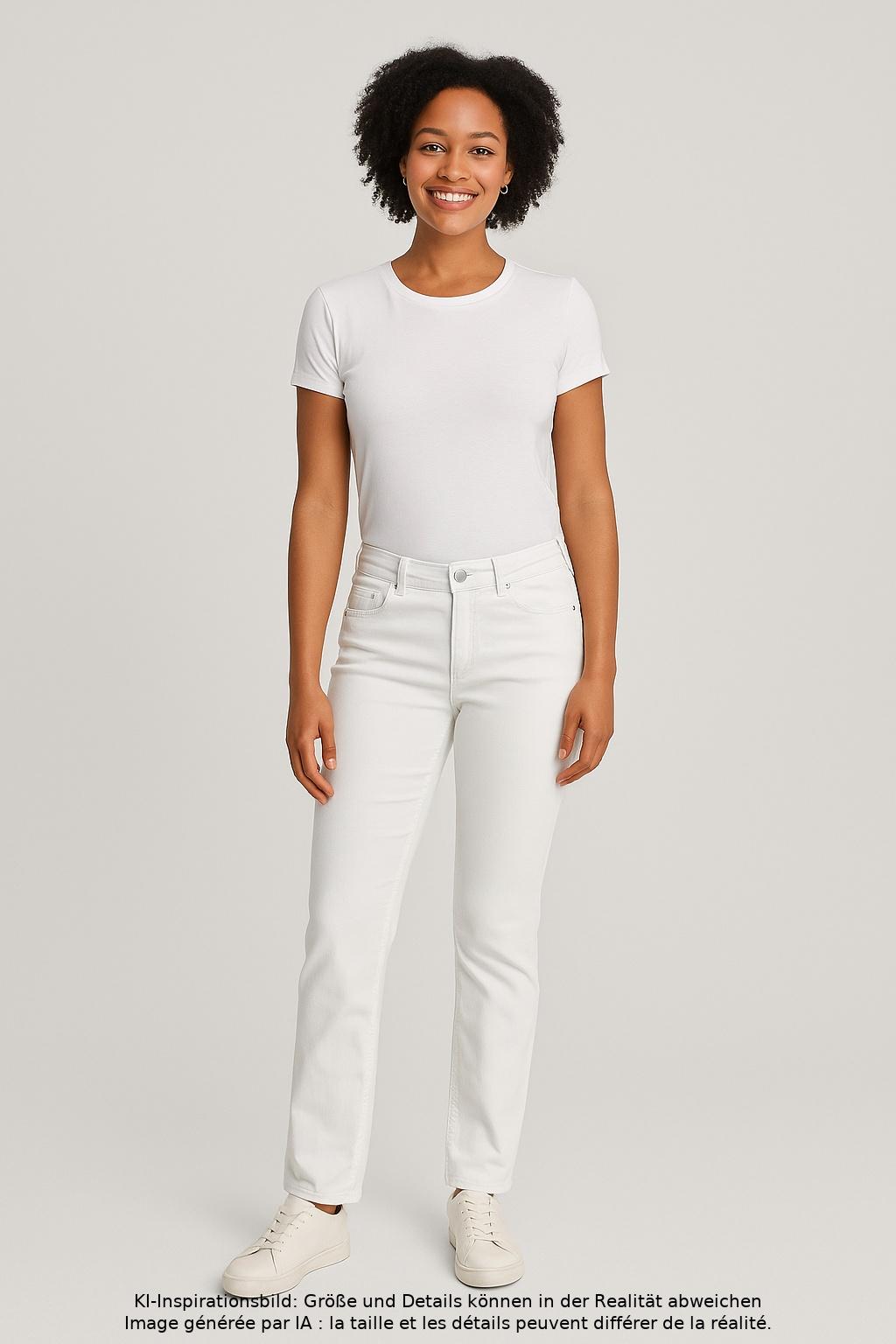 

Esprit Damen Jeans, weiß, Gr. 28