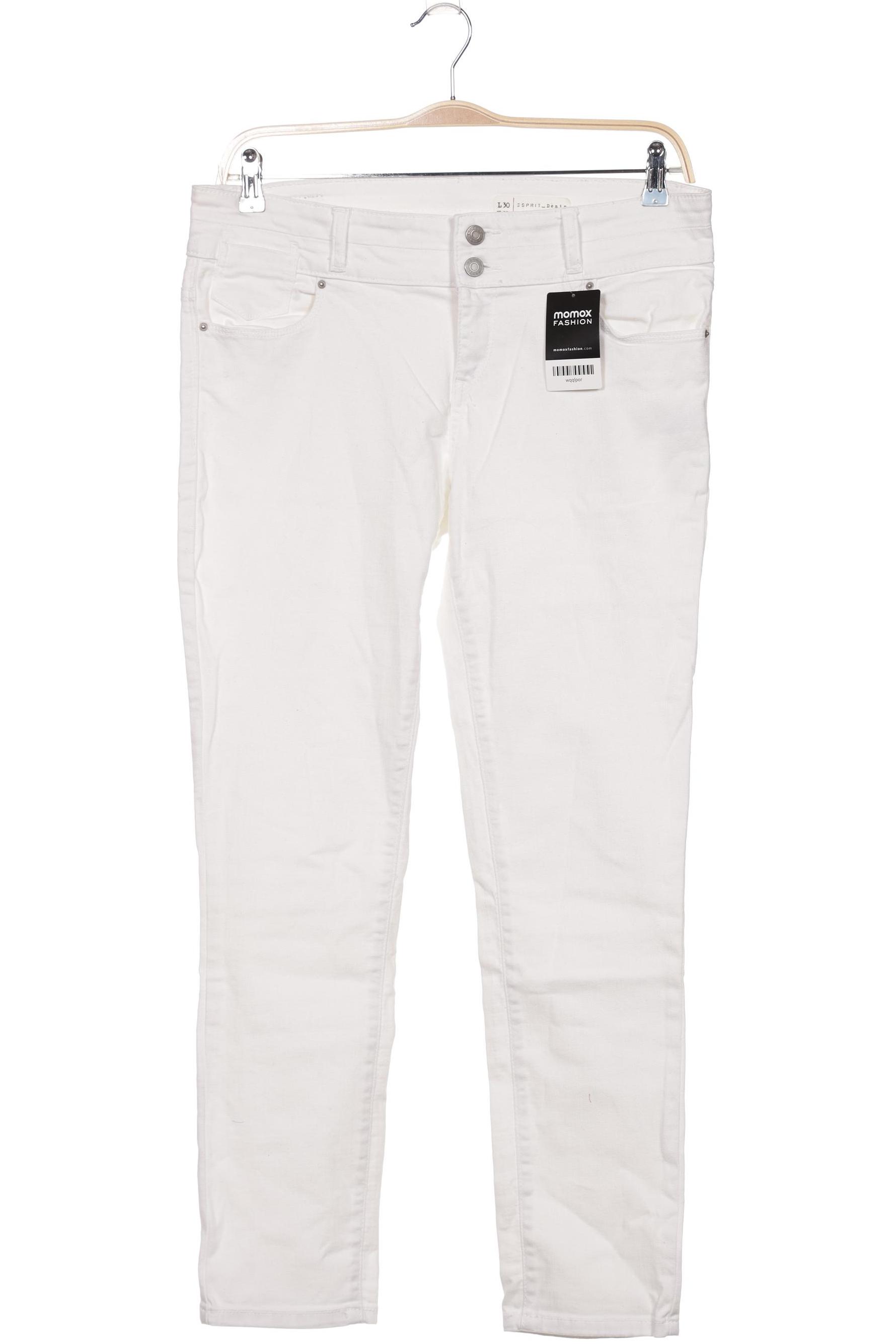 

Esprit Damen Jeans, weiß, Gr. 30