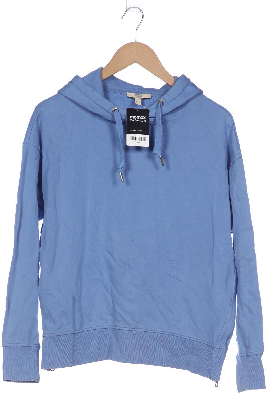 

Esprit Damen Kapuzenpullover, blau, Gr. 38