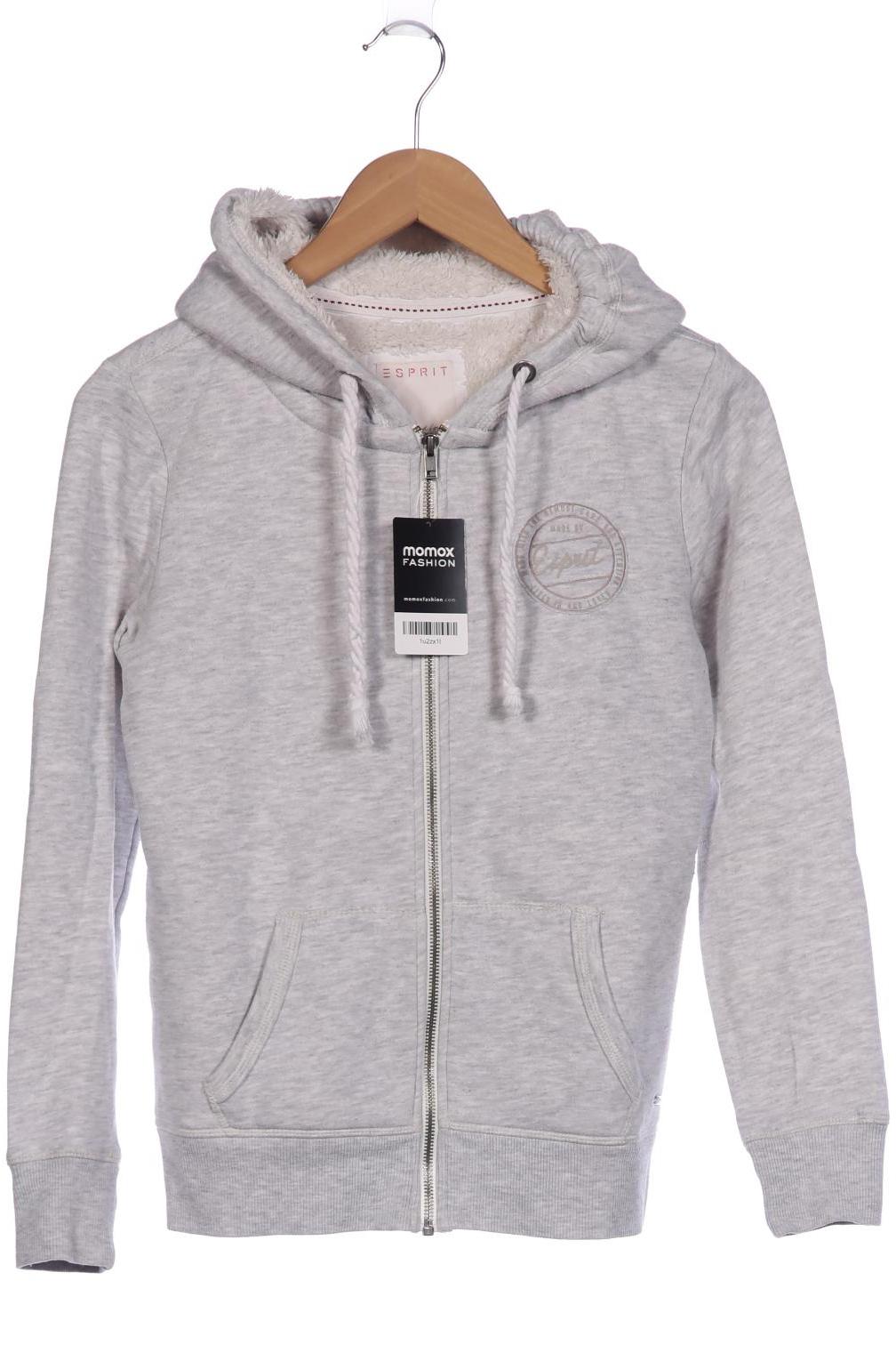 

Esprit Damen Kapuzenpullover, grau, Gr. 34