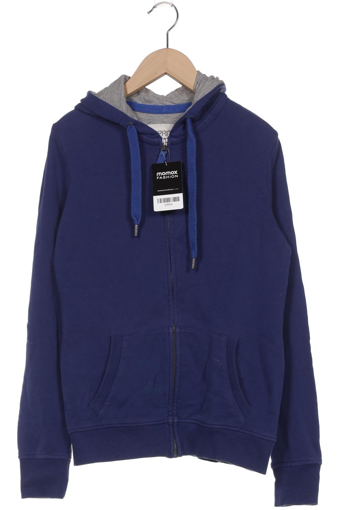 

Esprit Damen Kapuzenpullover, blau, Gr. 36