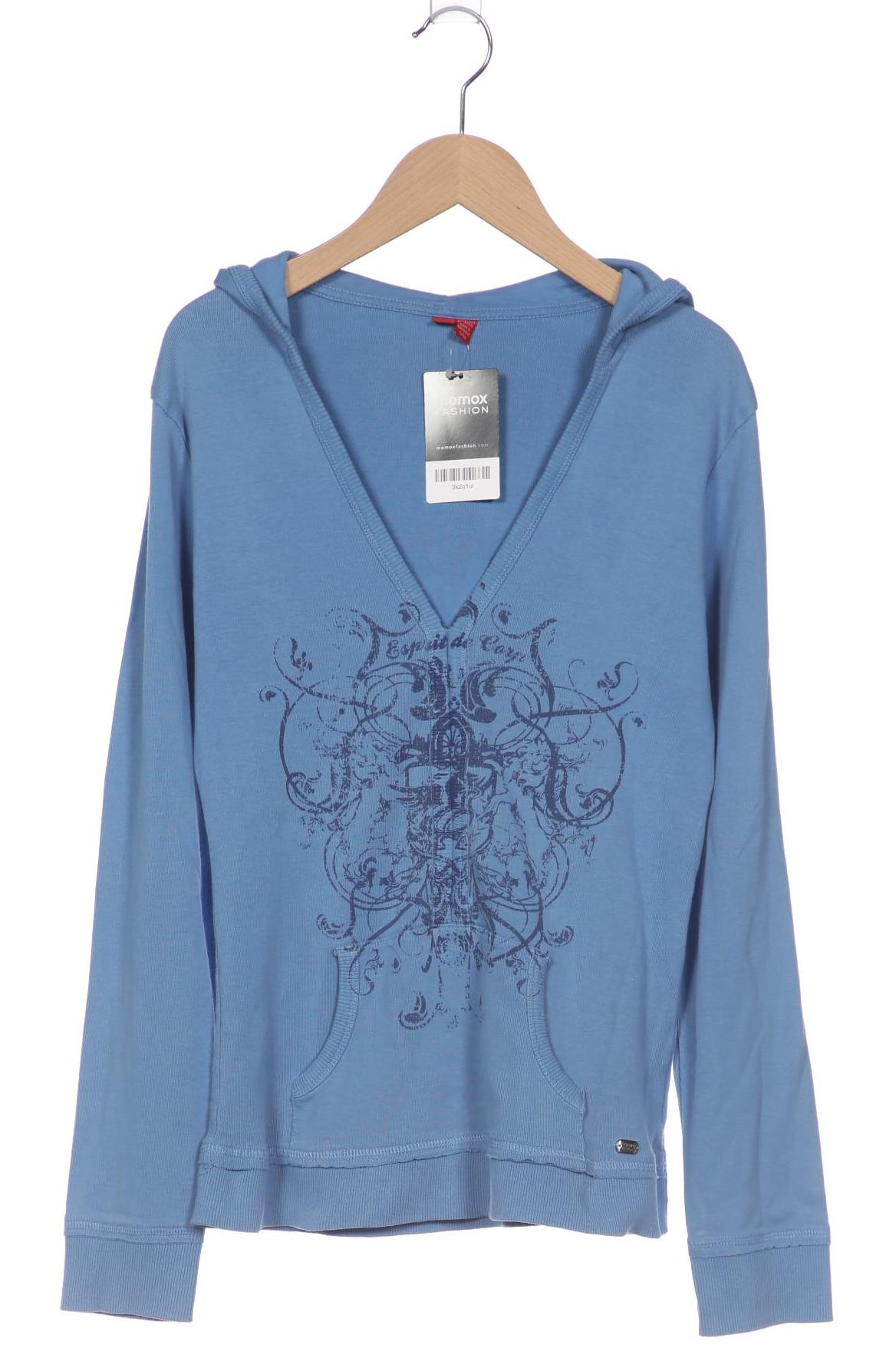 

Esprit Damen Kapuzenpullover, blau, Gr. 44