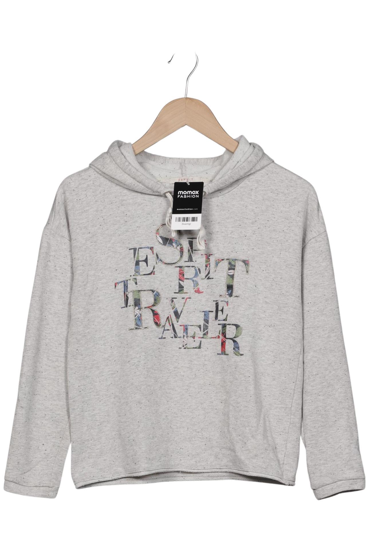 

Esprit Damen Kapuzenpullover, grau, Gr. 34