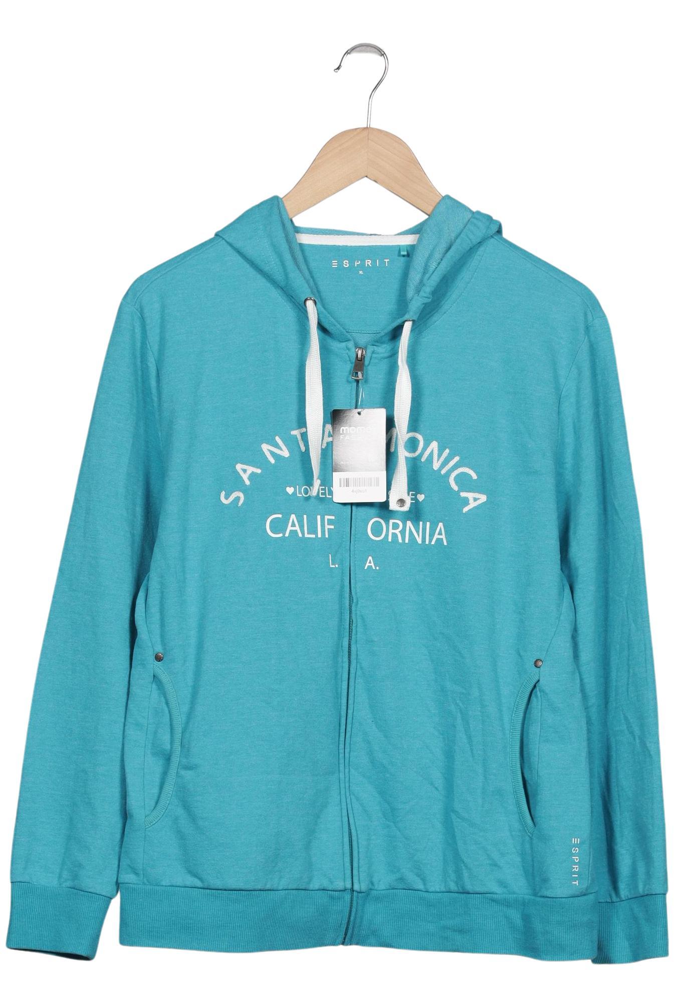 

Esprit Damen Kapuzenpullover, türkis, Gr. 44