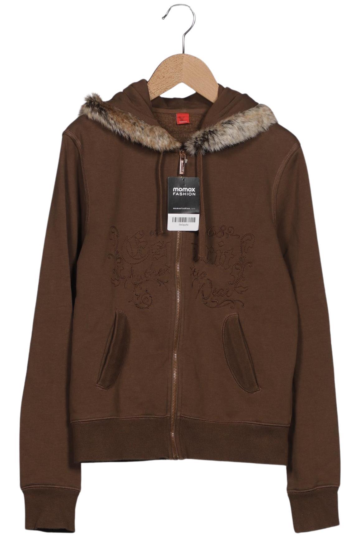 

Esprit Damen Kapuzenpullover, braun, Gr. 38
