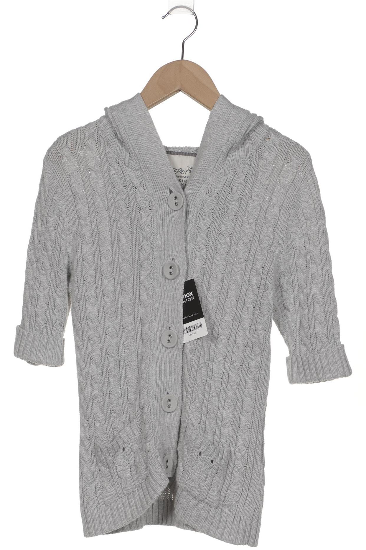 

Esprit Damen Kapuzenpullover, grau, Gr. 36