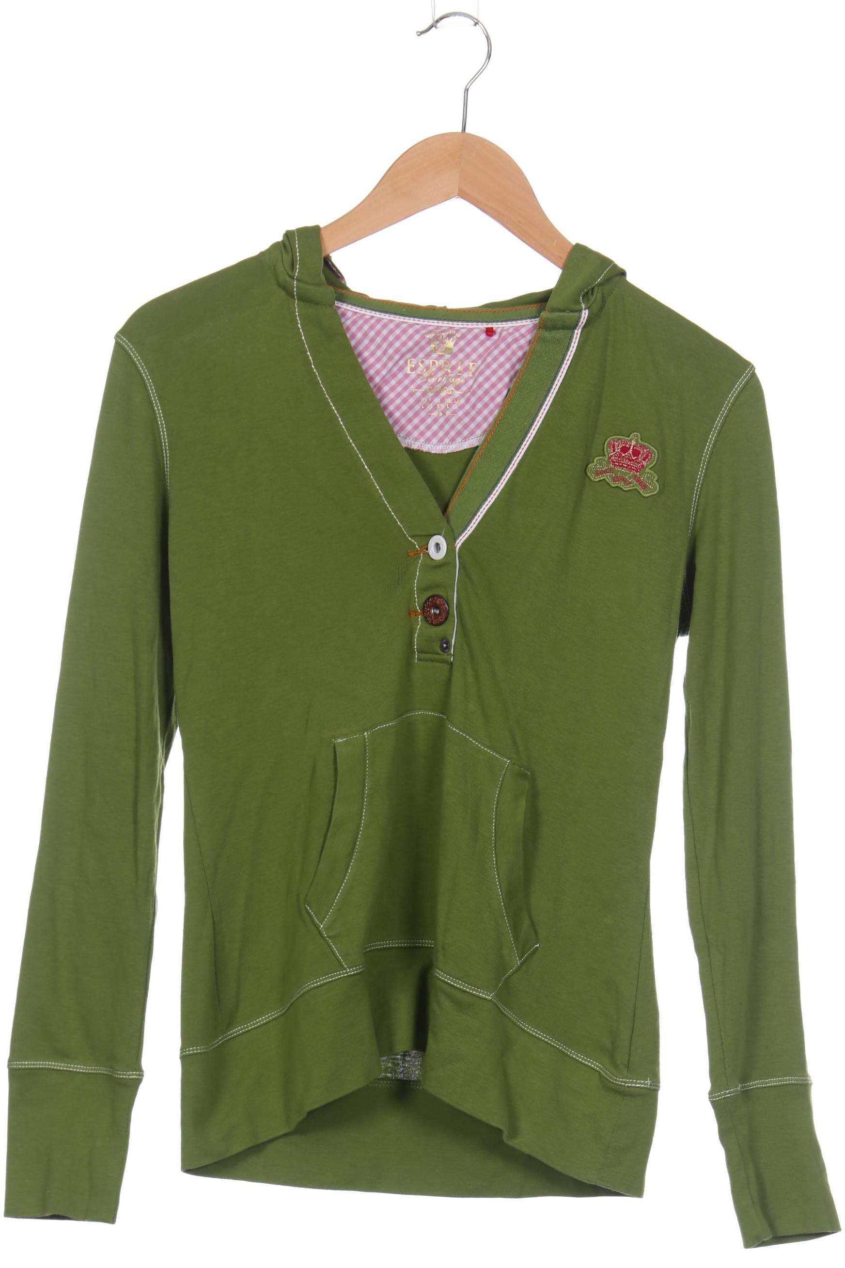 

Esprit Damen Kapuzenpullover, grün, Gr. 42