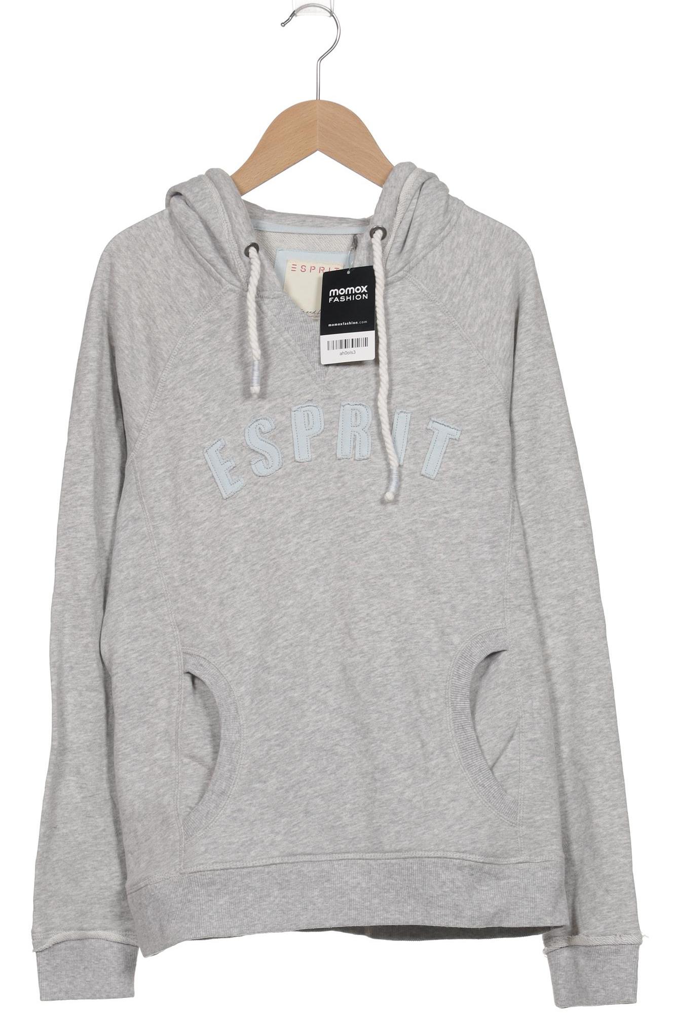 

Esprit Damen Kapuzenpullover, grau, Gr. 38
