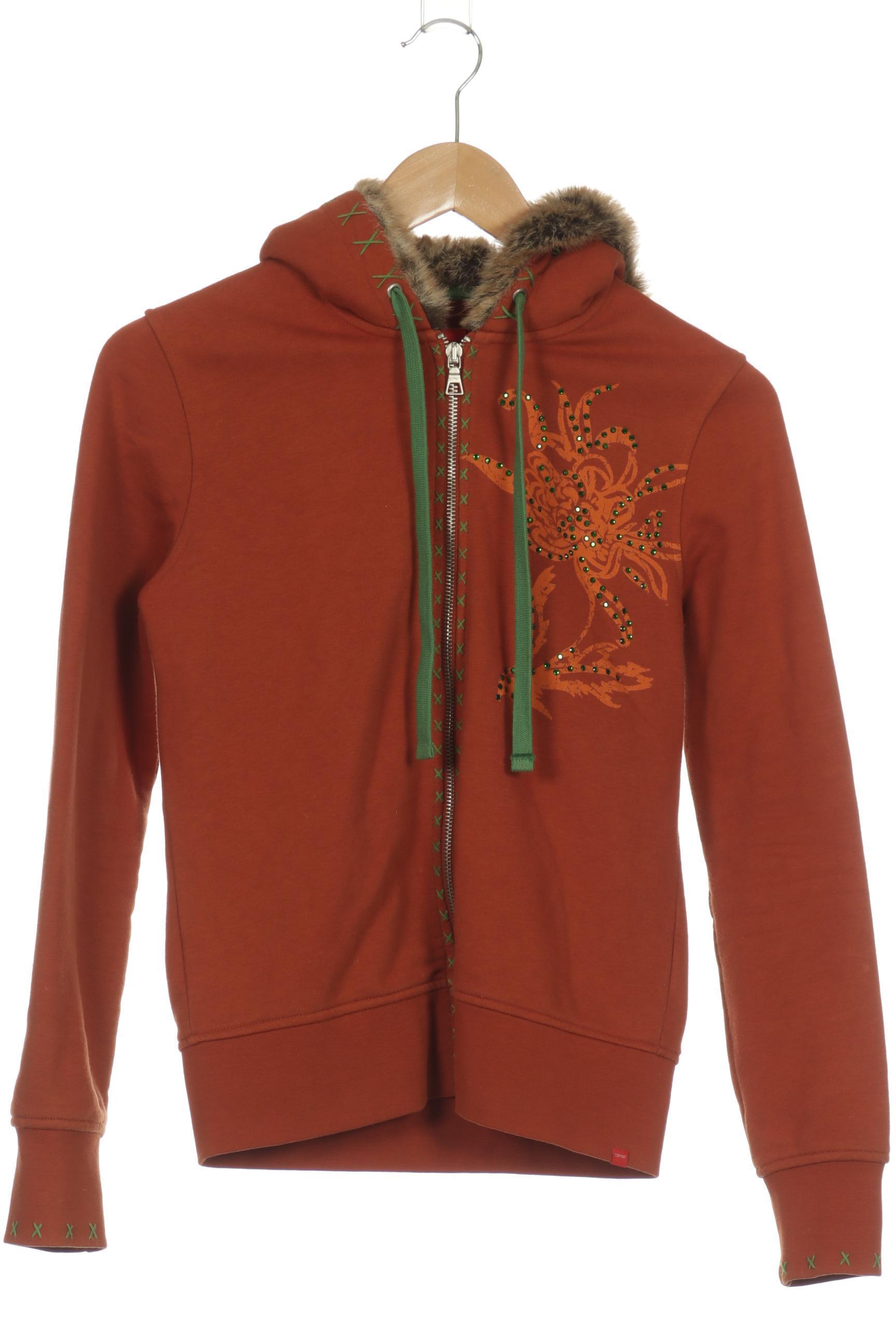 

Esprit Damen Kapuzenpullover, orange, Gr.