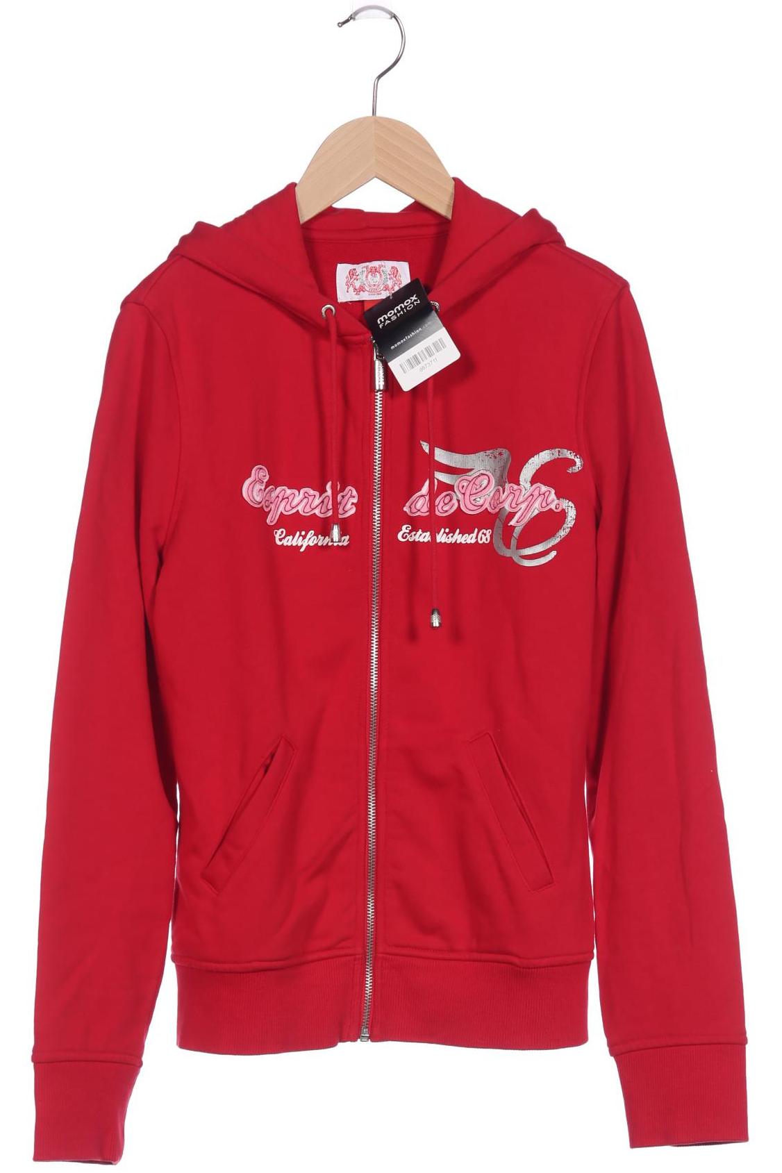 

Esprit Damen Kapuzenpullover, rot, Gr. 42