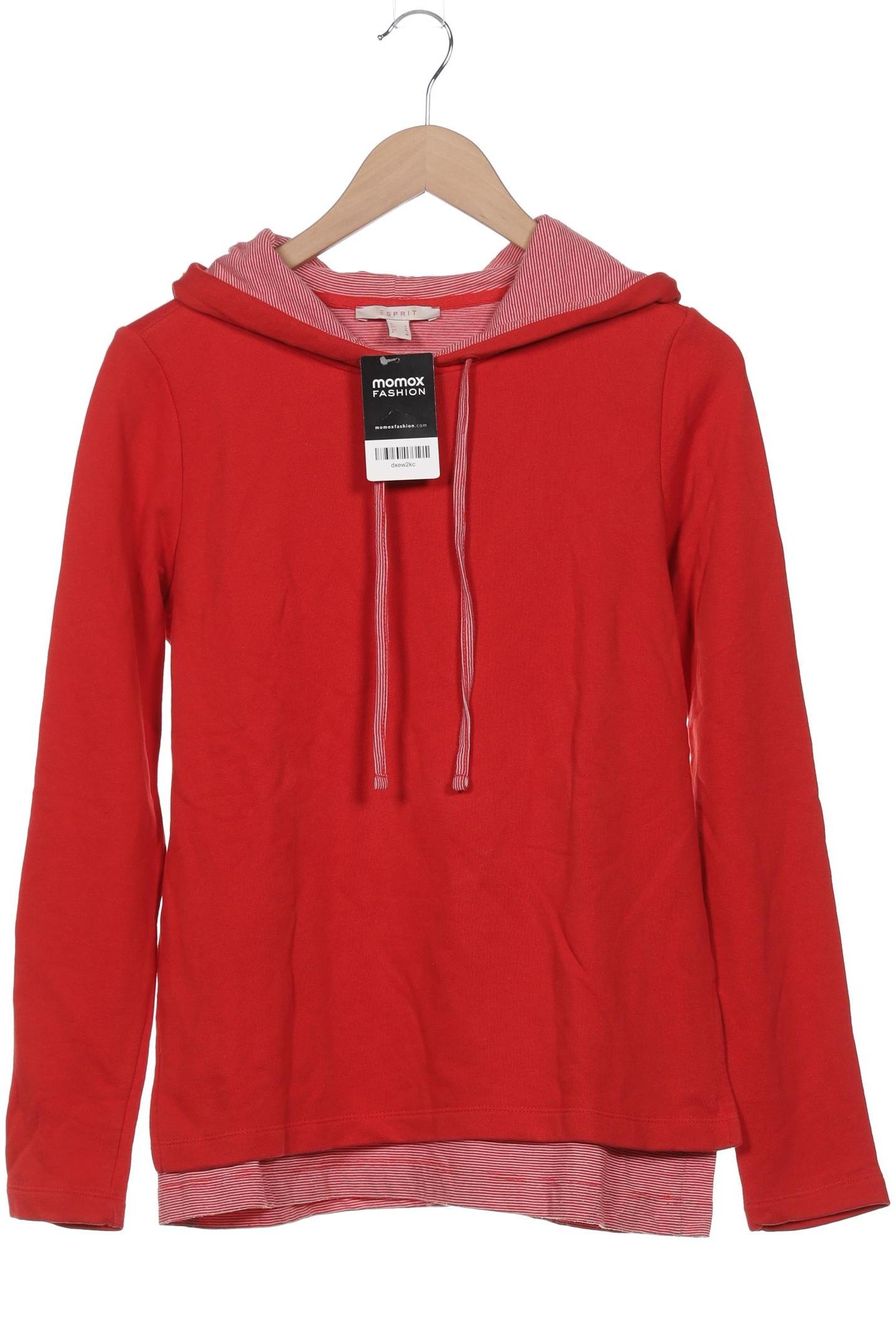 

Esprit Damen Kapuzenpullover, rot, Gr. 36