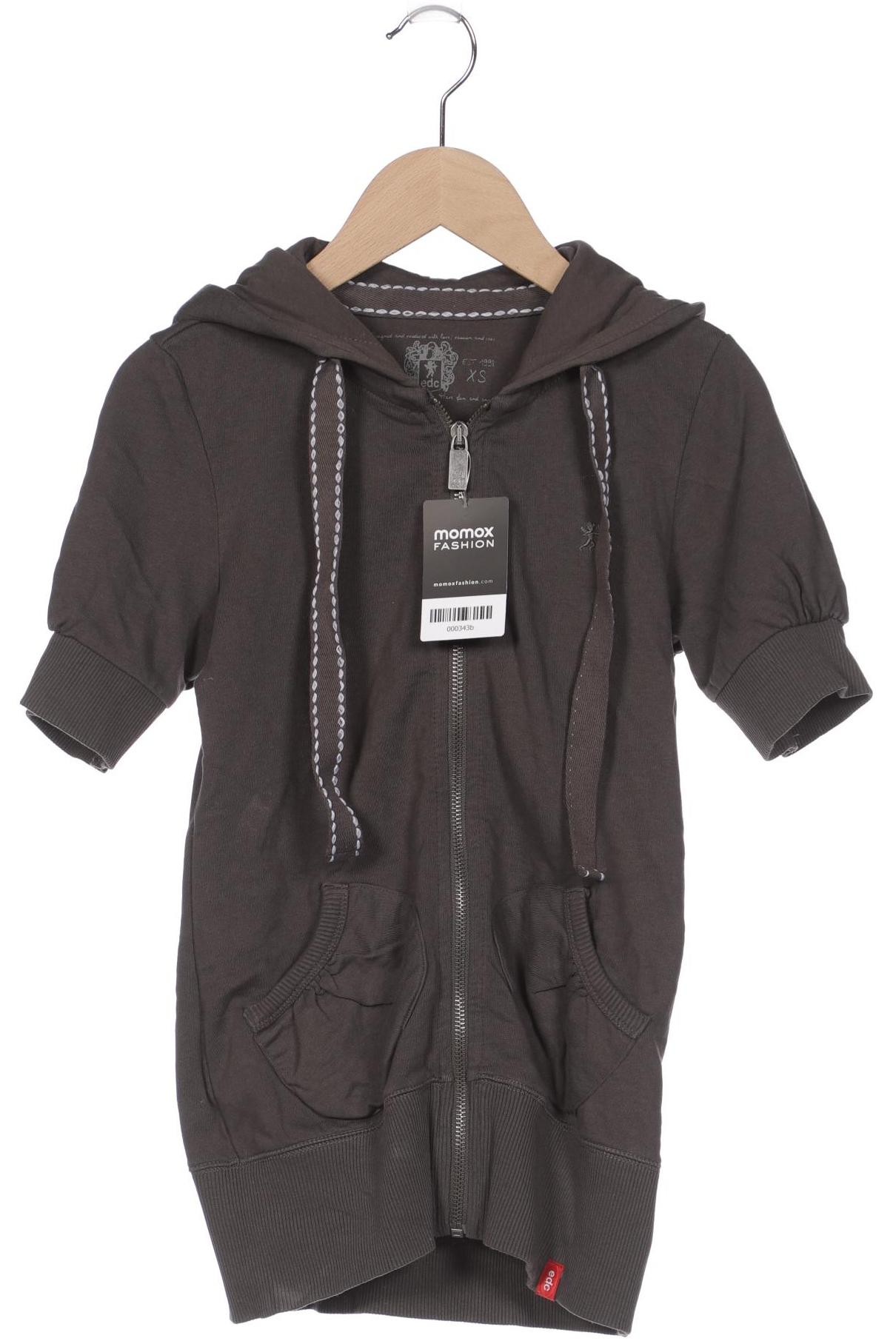 

Esprit Damen Kapuzenpullover, grau, Gr. 34